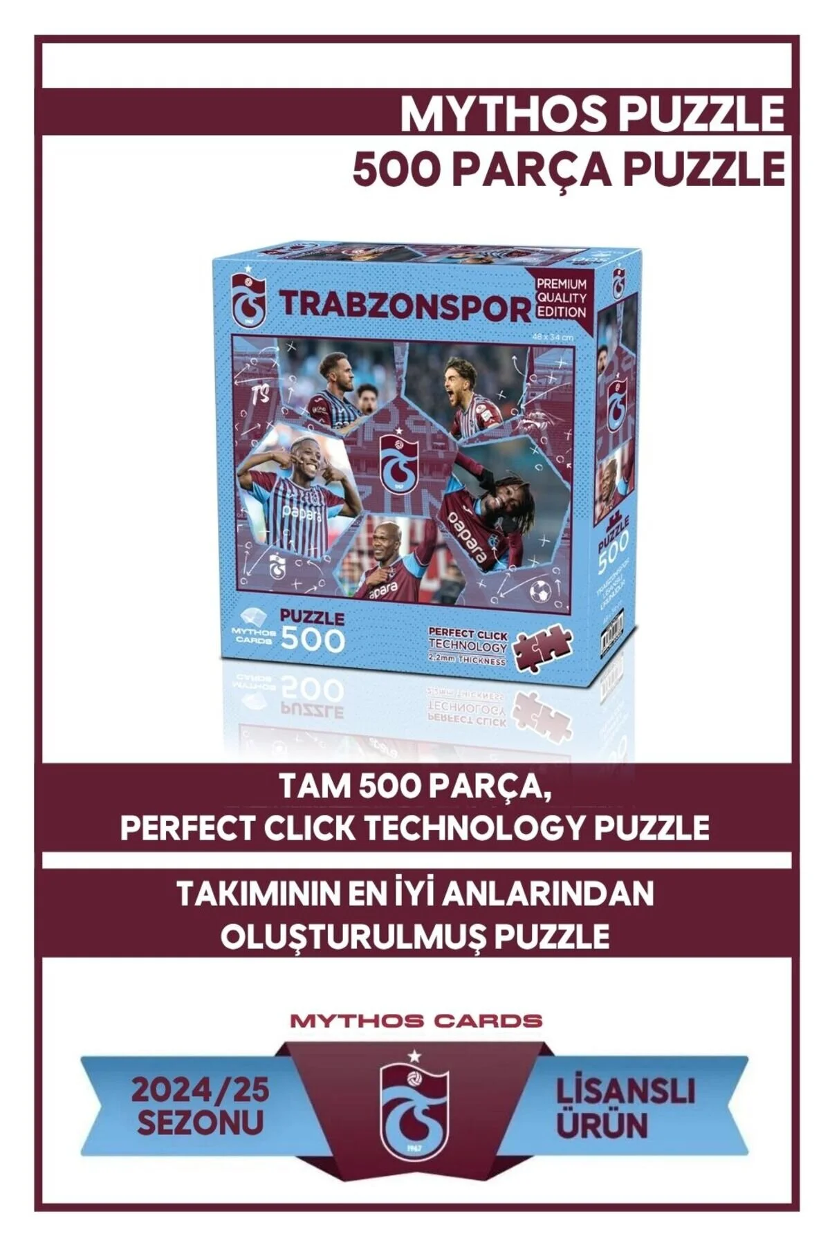 پازل مجموعه 500 تیکه اورجینال Trabzonspor