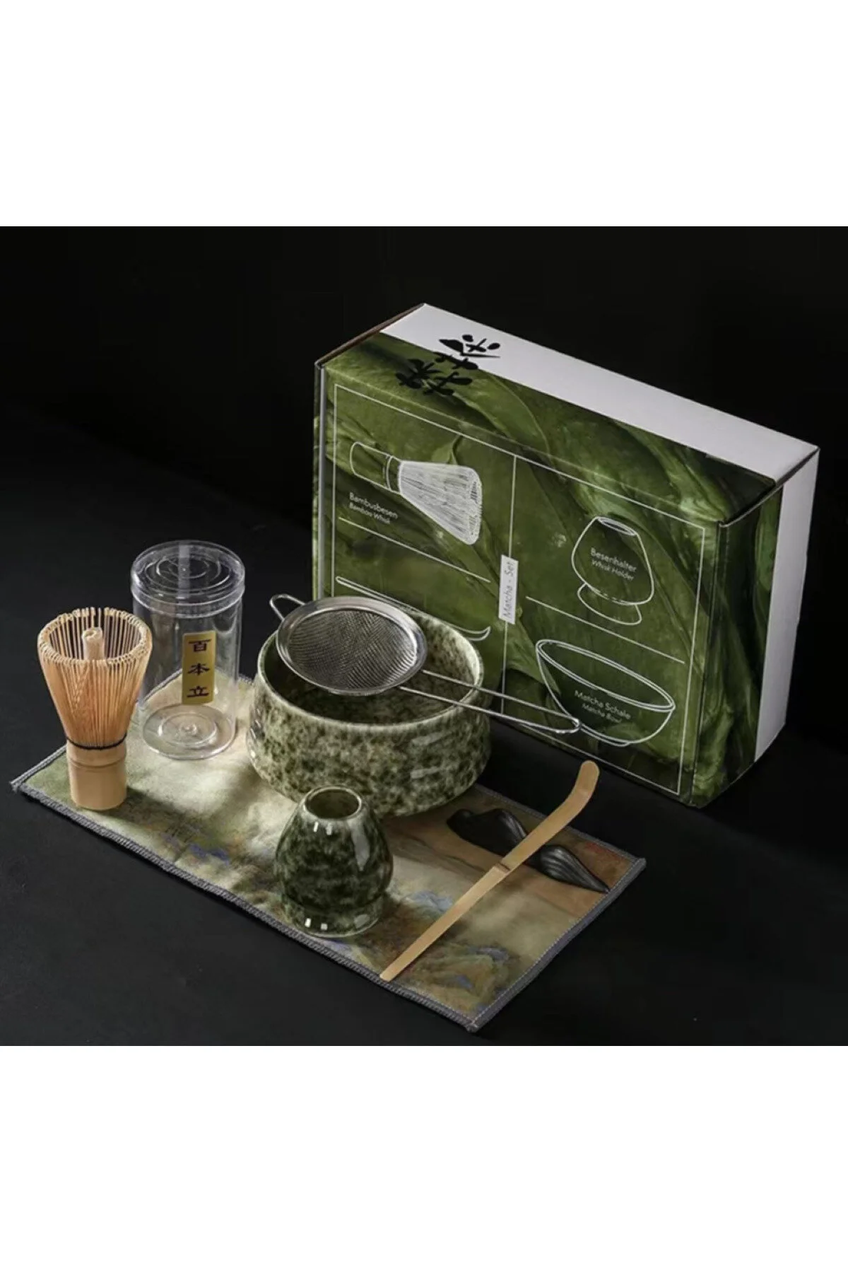 صافی چای مجموعه ماتا پخته شده ژاپنی BEATKER ابزار MATCHA ساحل 7 قسمت Tazweeq