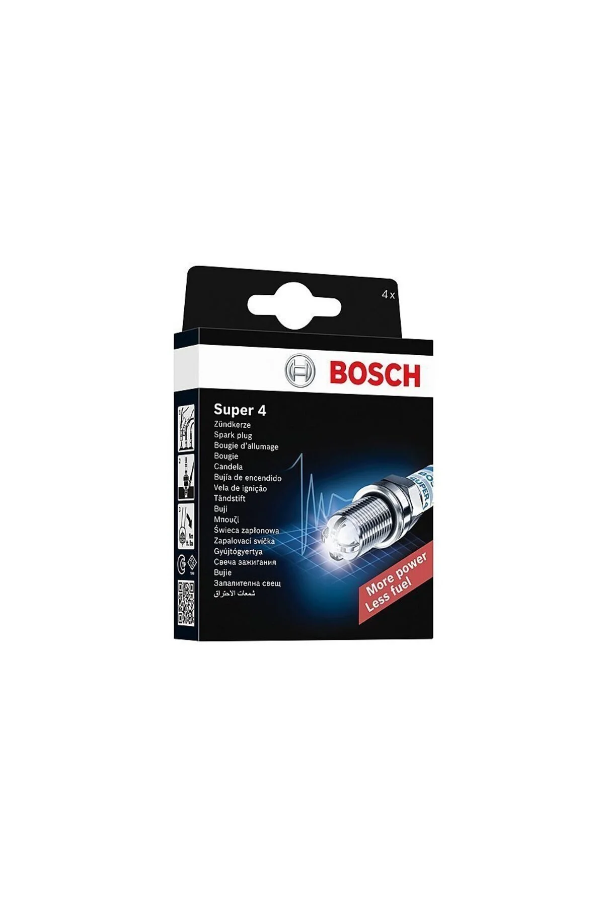 شمع FIAT SIENA 1.4 I.E 05.1998 06.2001 4 پرنگ عدد Bosch