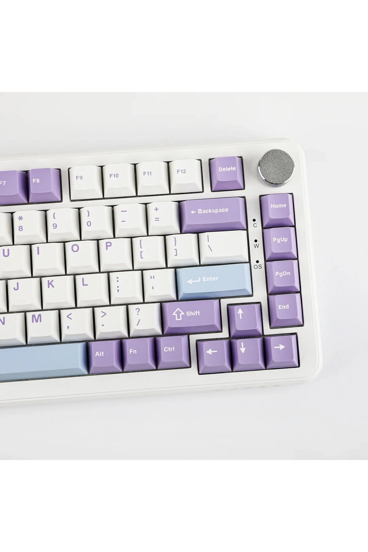 کیبورد مخصوص بازی AJAZZ MAX HALL EFFECT MAGNETIC SWITCH WIRED BOARD 8000HZ PURPLE WHITE Coverzone