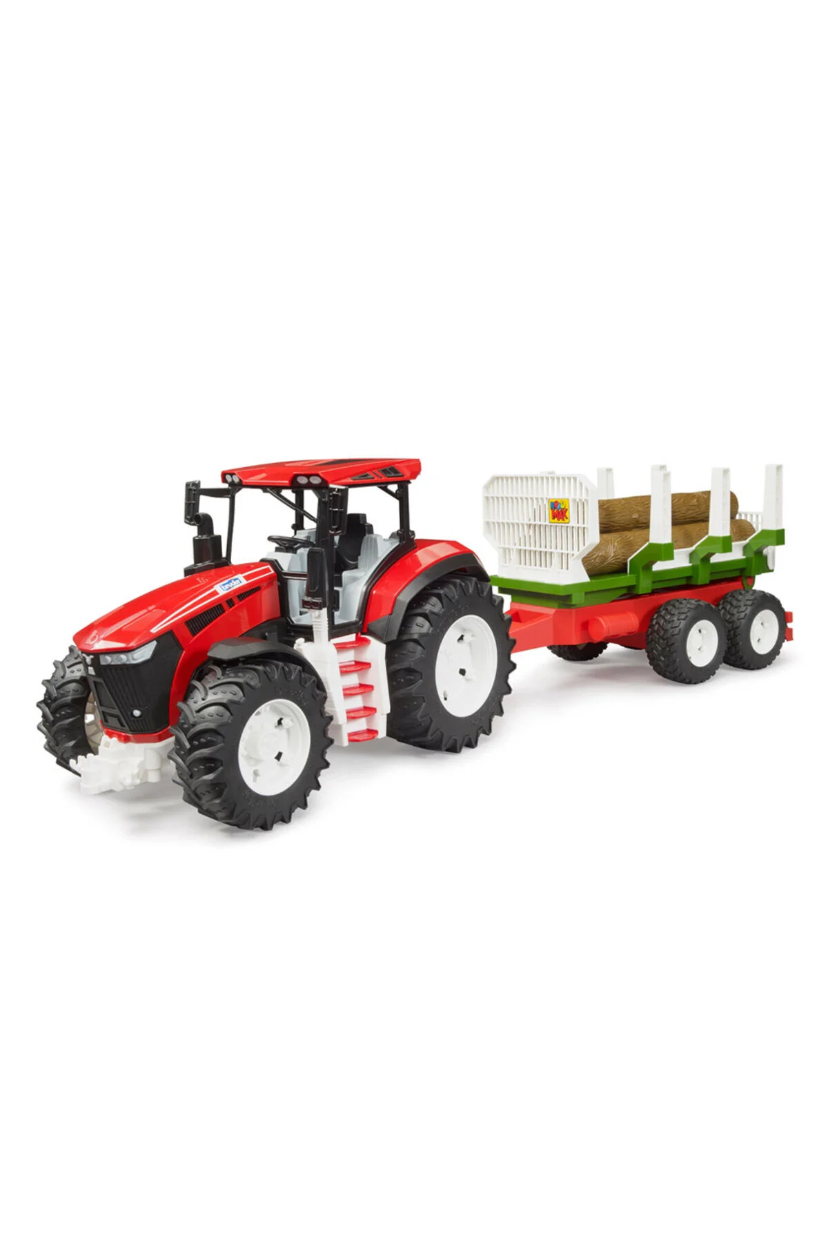 کامیون و ماشین آلات ساختمانی اسباب بازی تراکتور تریلر ROADMAX TOY با یک LOG BILLET BR03453 Bruder