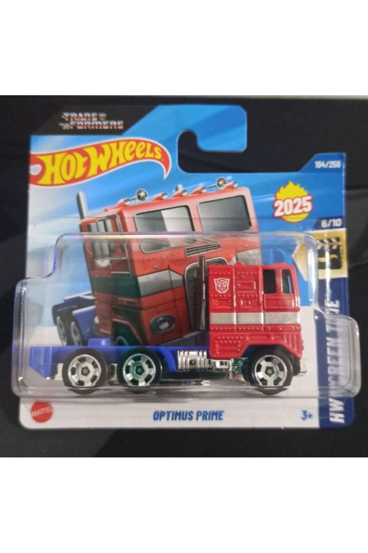 ماشین اسباب بازی ترانسفورماتور OPTIMUS PRIME 1:64 هات ویلز اورجینال HOT WHEELS