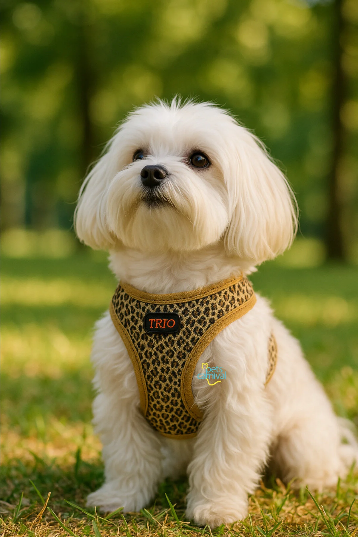 قلاده سگ ست توری و بند مسافرتی گربه لئوپارد 2 در 1 اورجینال Pets Carnival