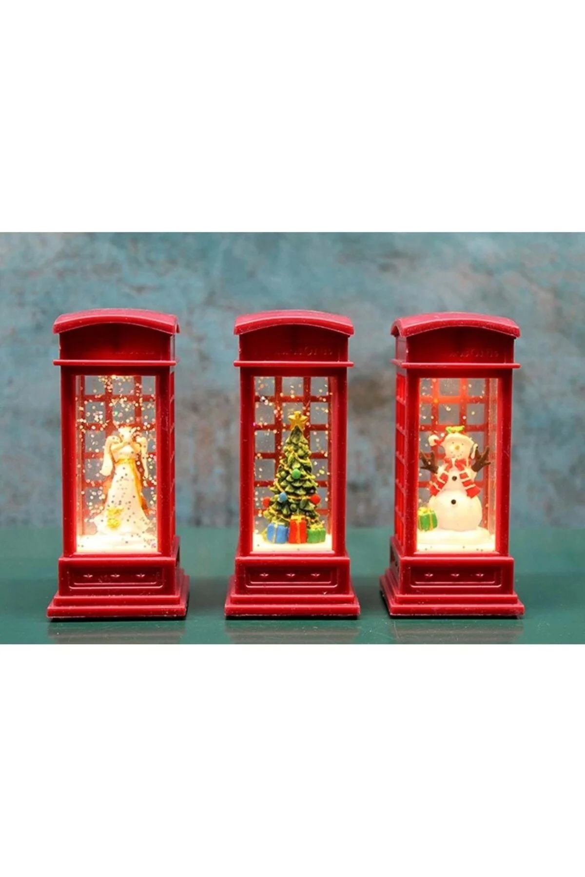 گوی برفی SNOW GLOBE روشن با باجه تلفن از ترکیه Store
