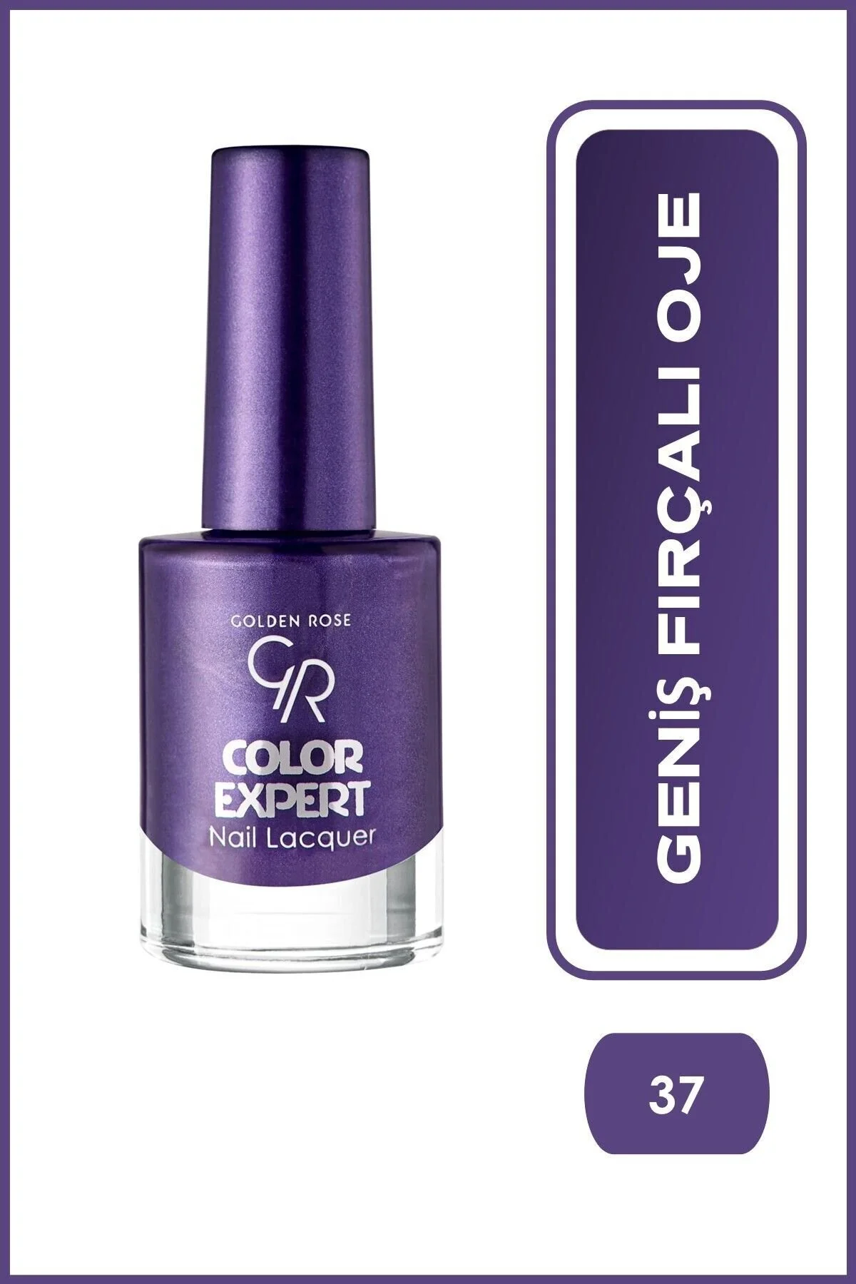 لاک ناخن مدل Expert رنگ بنفش شماره 37 گلدن رز Golden Rose