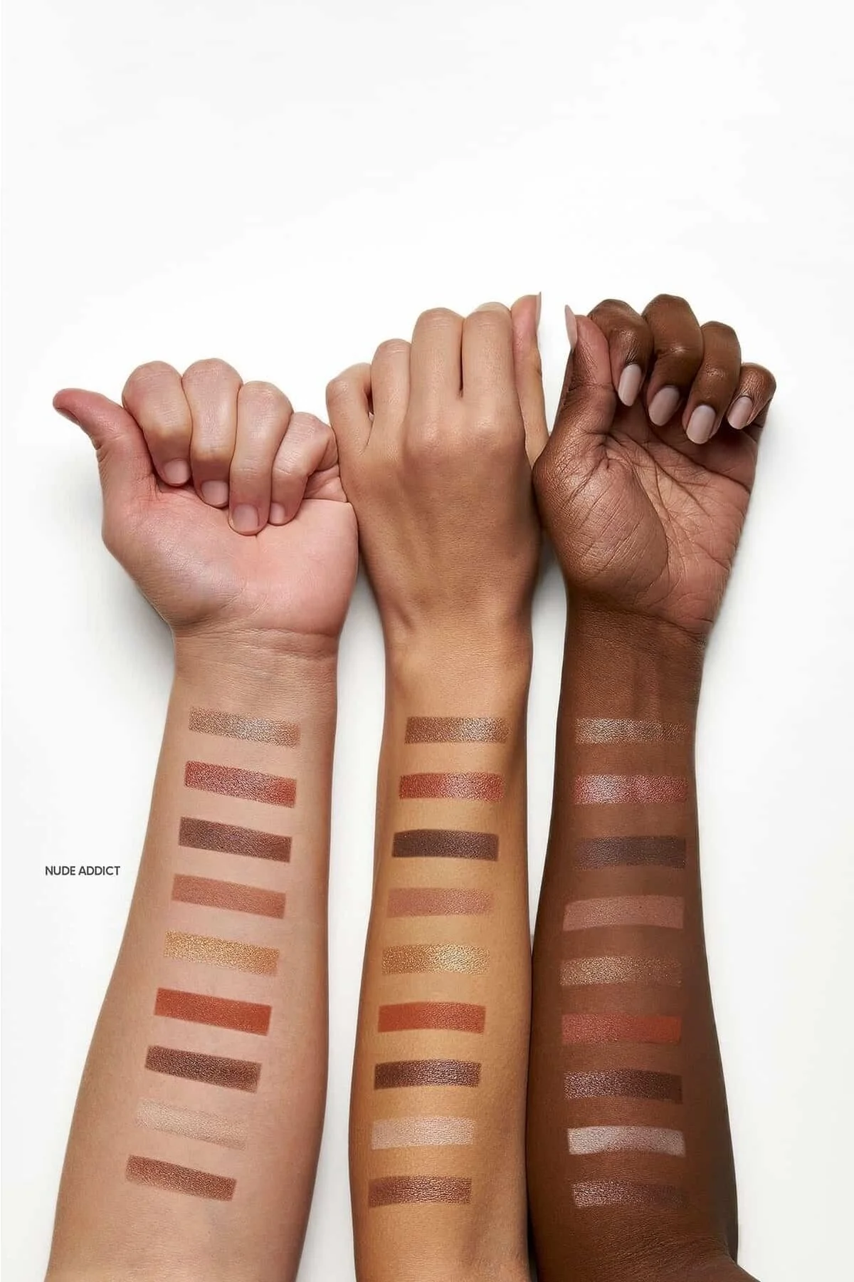 پالت سایه چشم مدل Miss Beauty رنگبندی Nude Addict گلدن رز Golden Rose