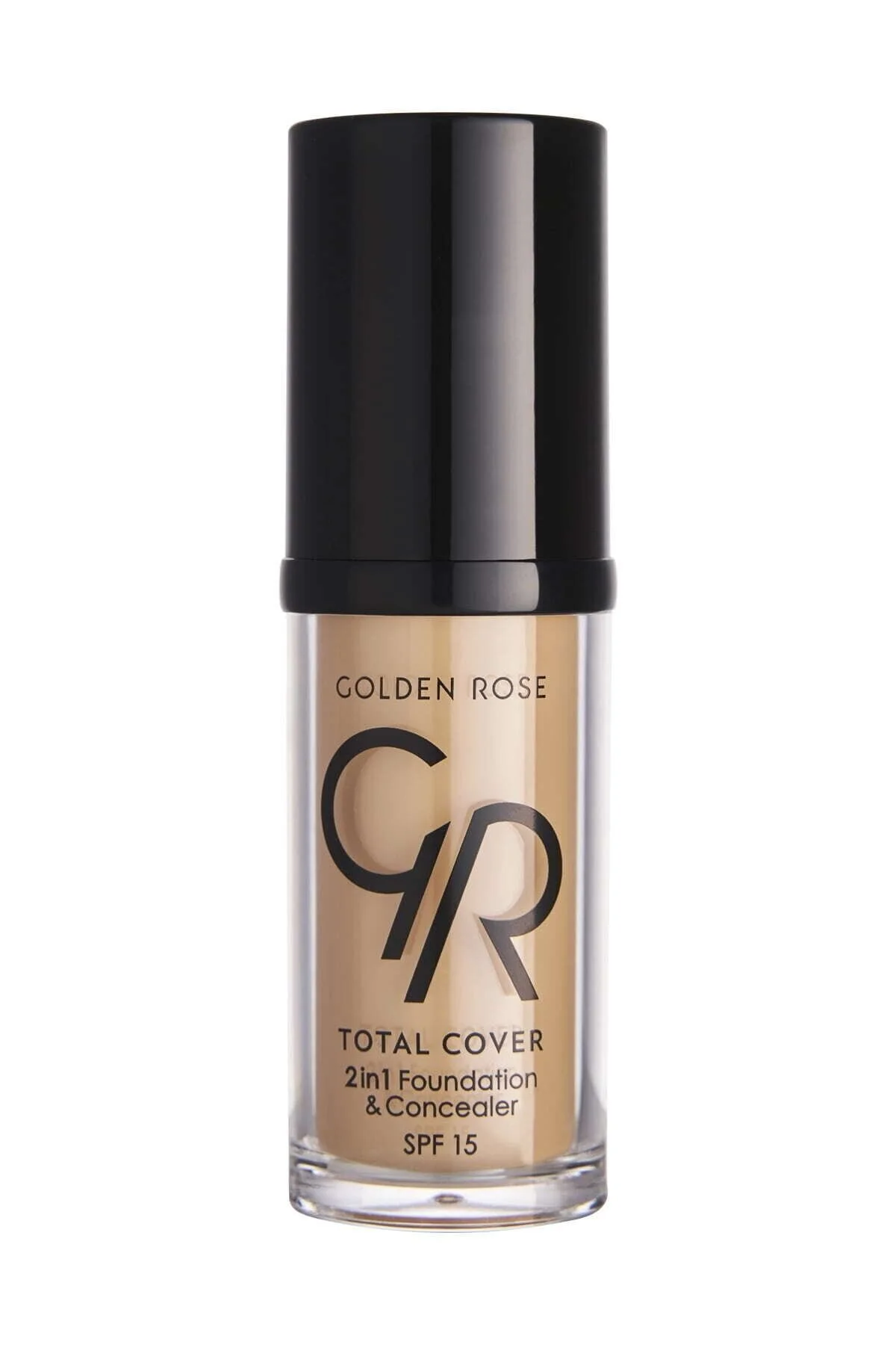 Golden Rose پایه و کانسیلر ۲ در ۱ توتال کاور شماره ۲۲ بژ طبیعی کانسیلر و پایه