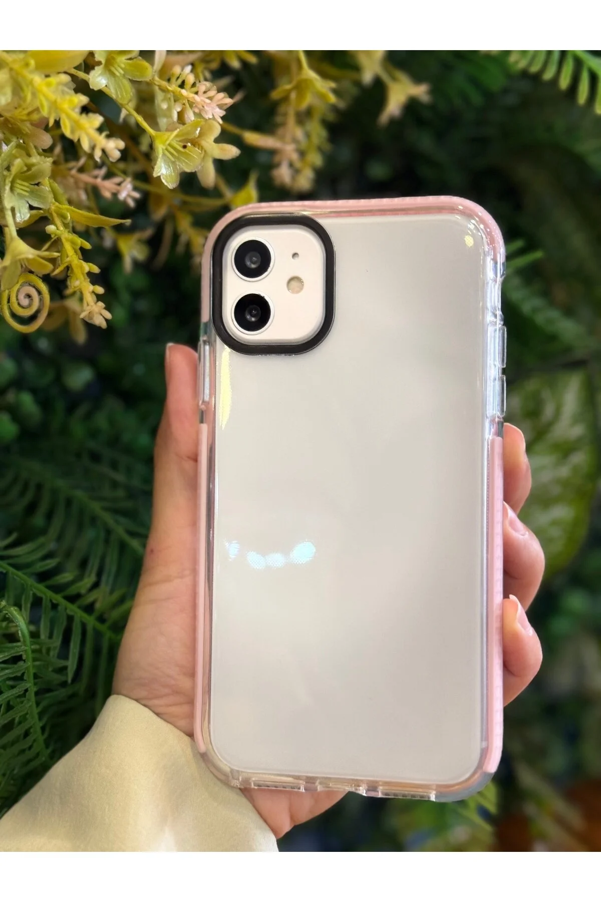 کاور و قاب شفاف سیلیکونی انعطاف پذیر بدون لغزش ضربه گیر لوکس سری IMPACT سازگار با IPHONE 12 RİZVO