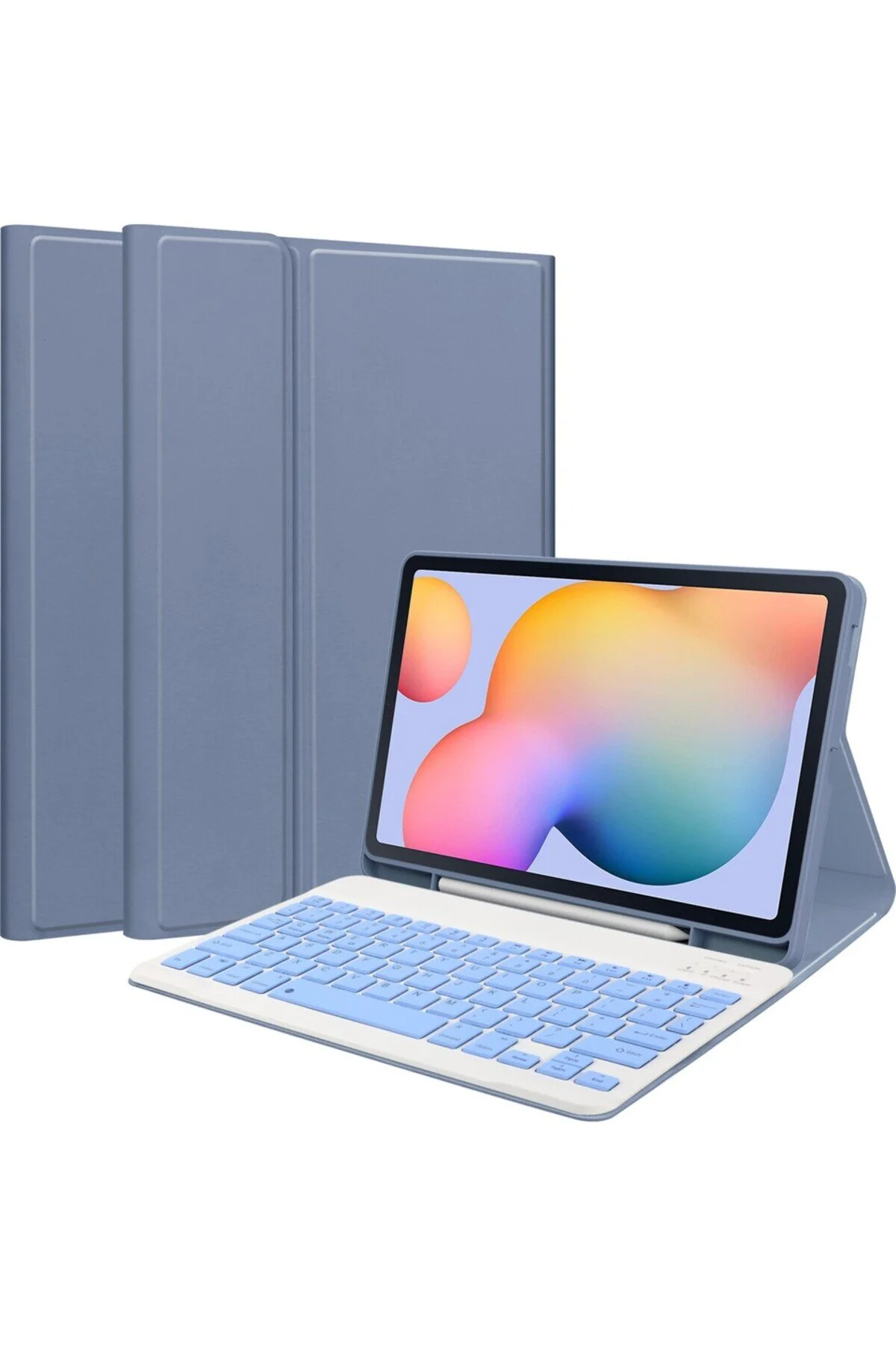 کاور تبلت کیف صفحه کلید با پوشش چرمی مشکی سازگار REDMI PAD SE 11 EHZ TEKNOLOJİ