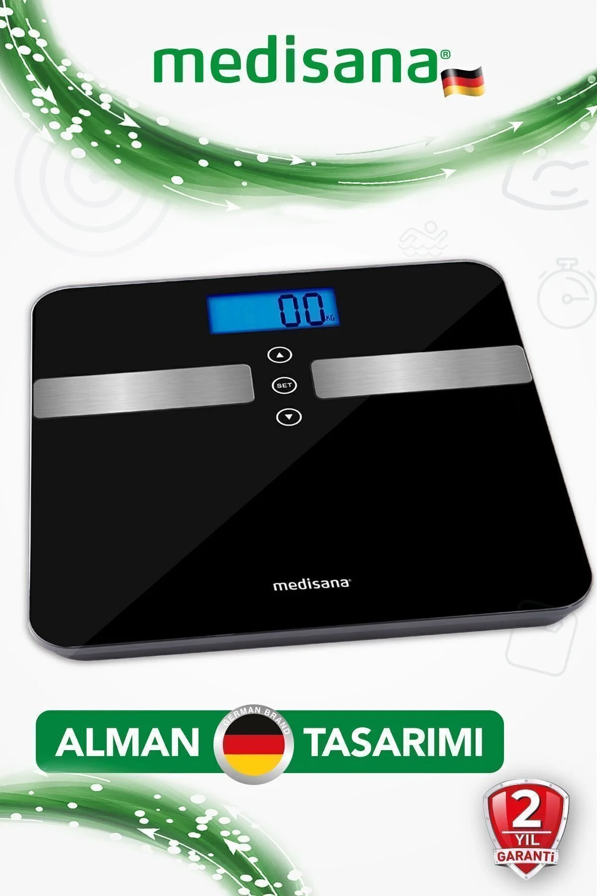 ترازو طراحی آلمانی با نور گسترده LCD صفحه نمایش عملکرد روغن بدنه را تحت تأثیر قرار داد teknotrust