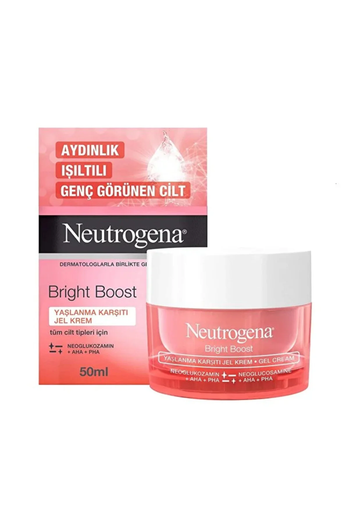 کرم صورت خامه ژل ضد ضربان تقویت روشن 50 میل Neutrogena