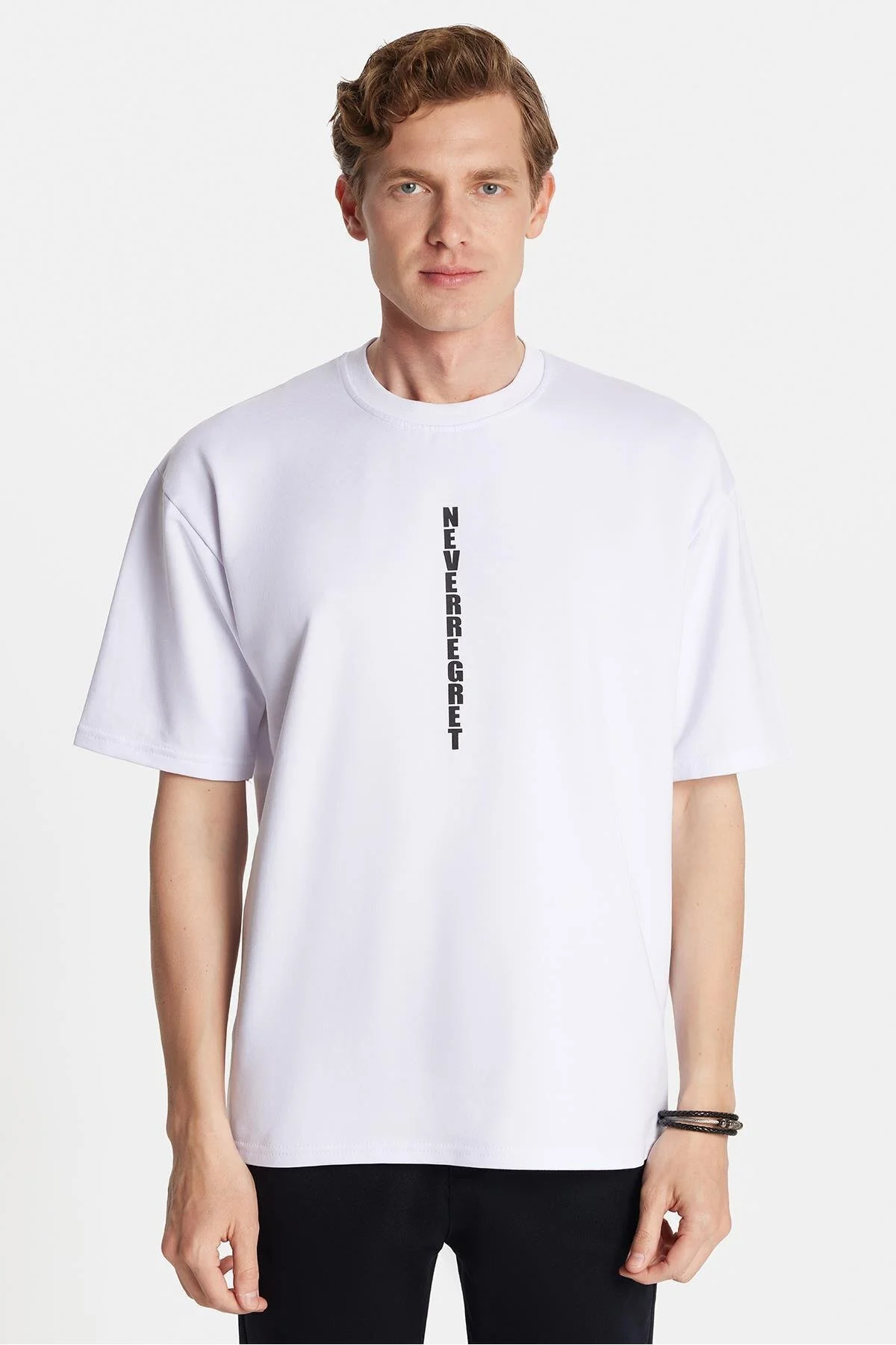 تی شرت مردانه یقه دوچرخه چاپی بزرگ T SHIRT Tudors