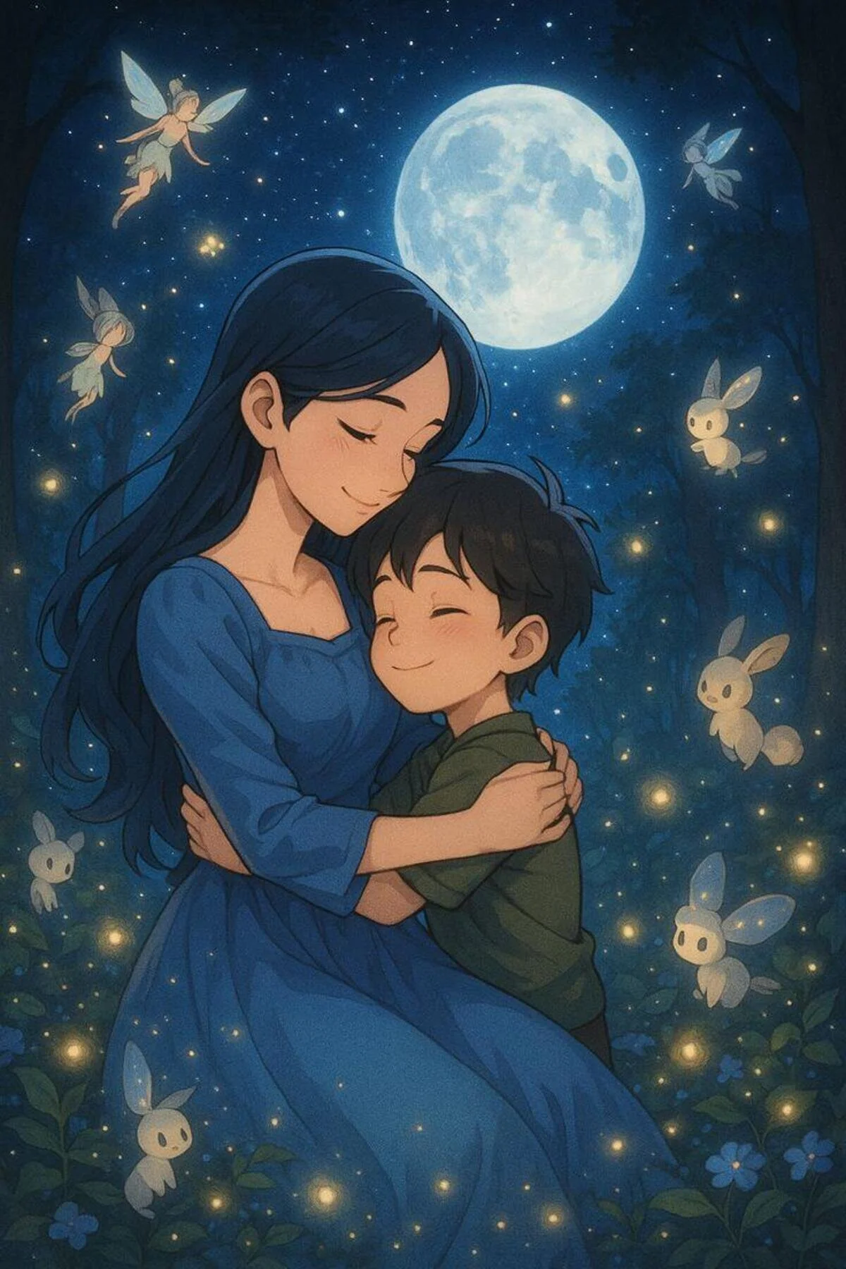 پازل سه بعدی نقاشی موزاییک الماس مادر و پسر PIXART 30X40 pixartsanat