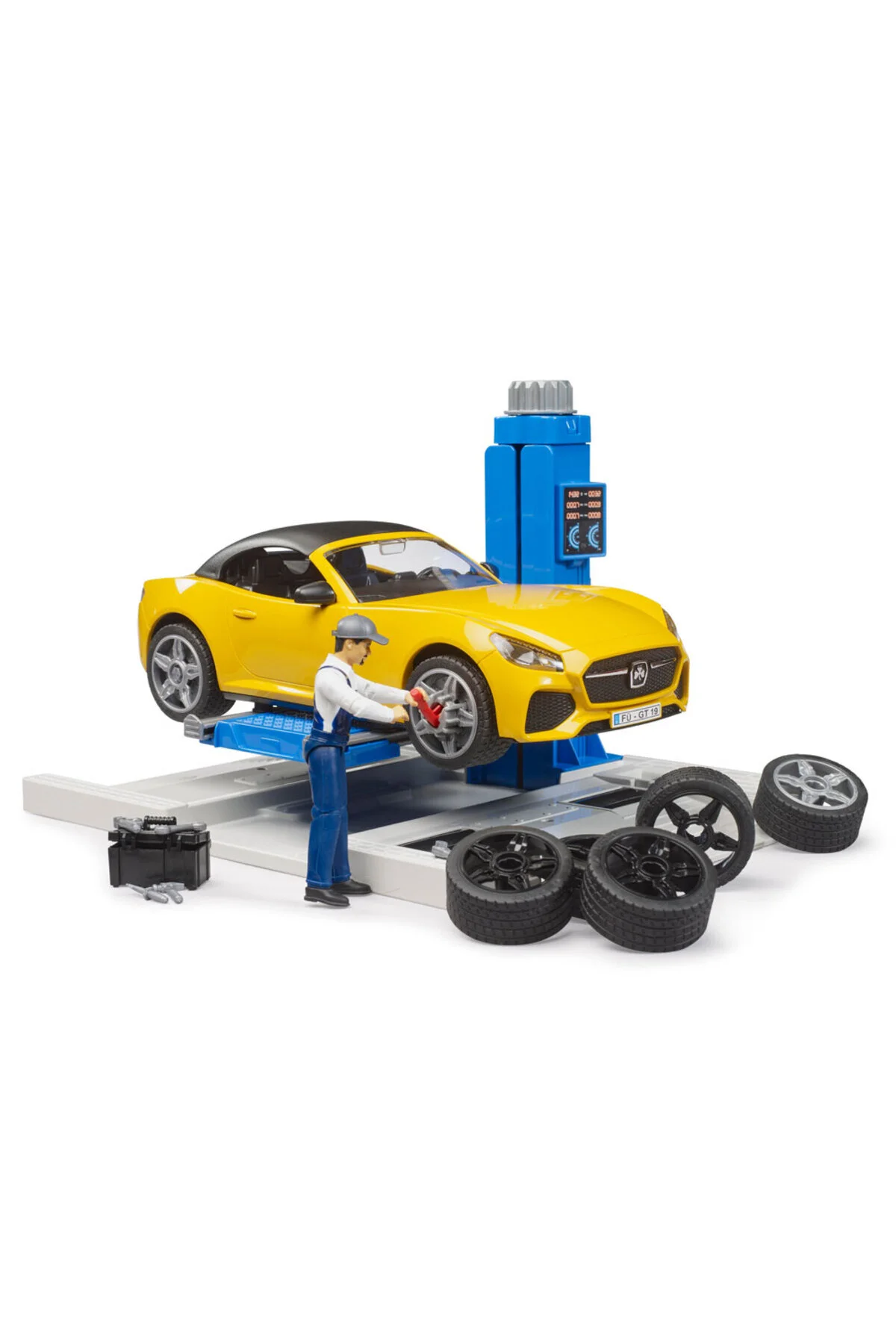 ماشین اسباب بازی ایستگاه تبادل تایر BR62112 Bruder