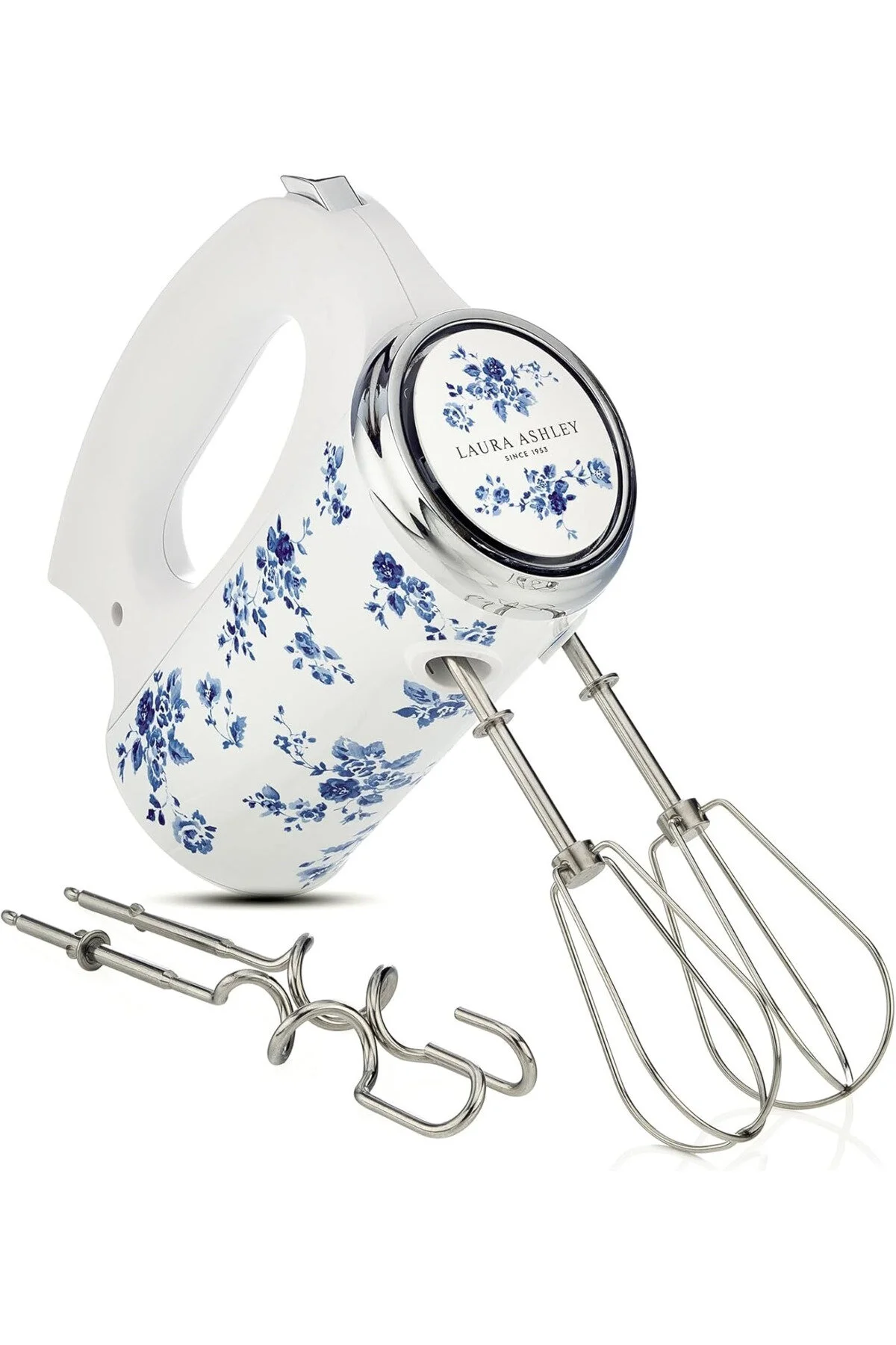 میکسر و ست دستی 300 واتی چین رز با 5 مرحله کوبنده دستگاه ورز دهنده استیل اورجینال Laura Ashley