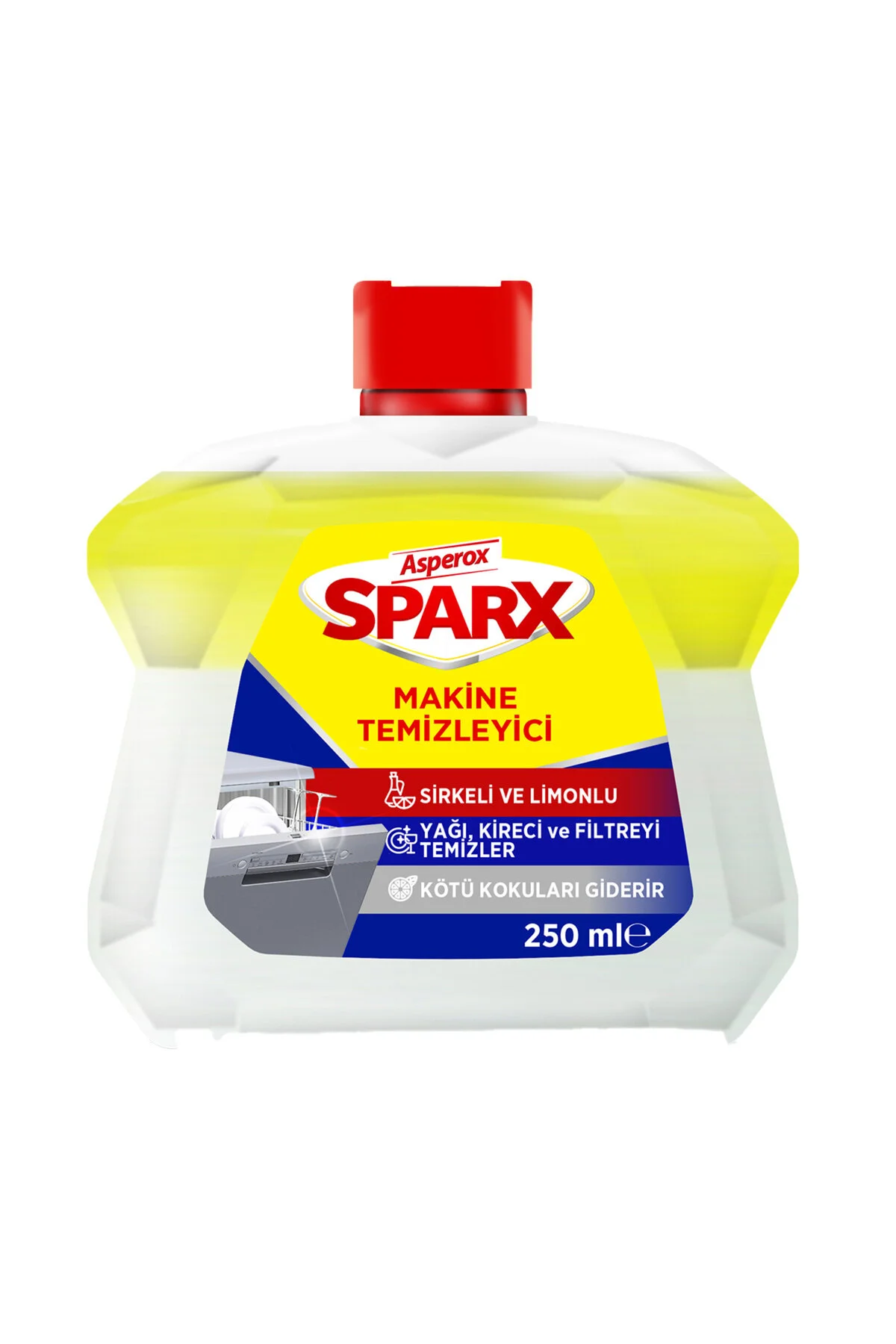 قرص و پودر ماشین ظرفشویی پاک کننده SPARX 250 میلی لیتر ASPEROX