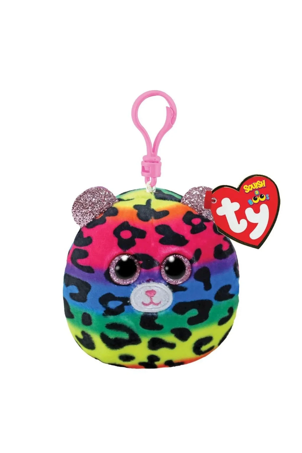 اسباب بازی های پشمی جاکلیدی پلنگی مخمل دار TY SQUISHY BEANIES DOTTY işhahome