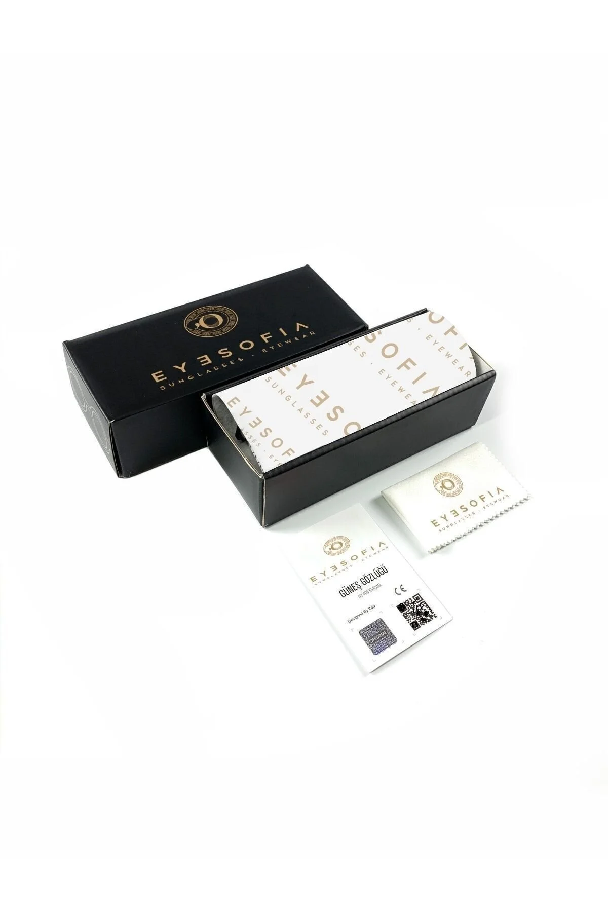 عینک آفتابی شفاف سیاه UNISEX اورجینال Eyesofia