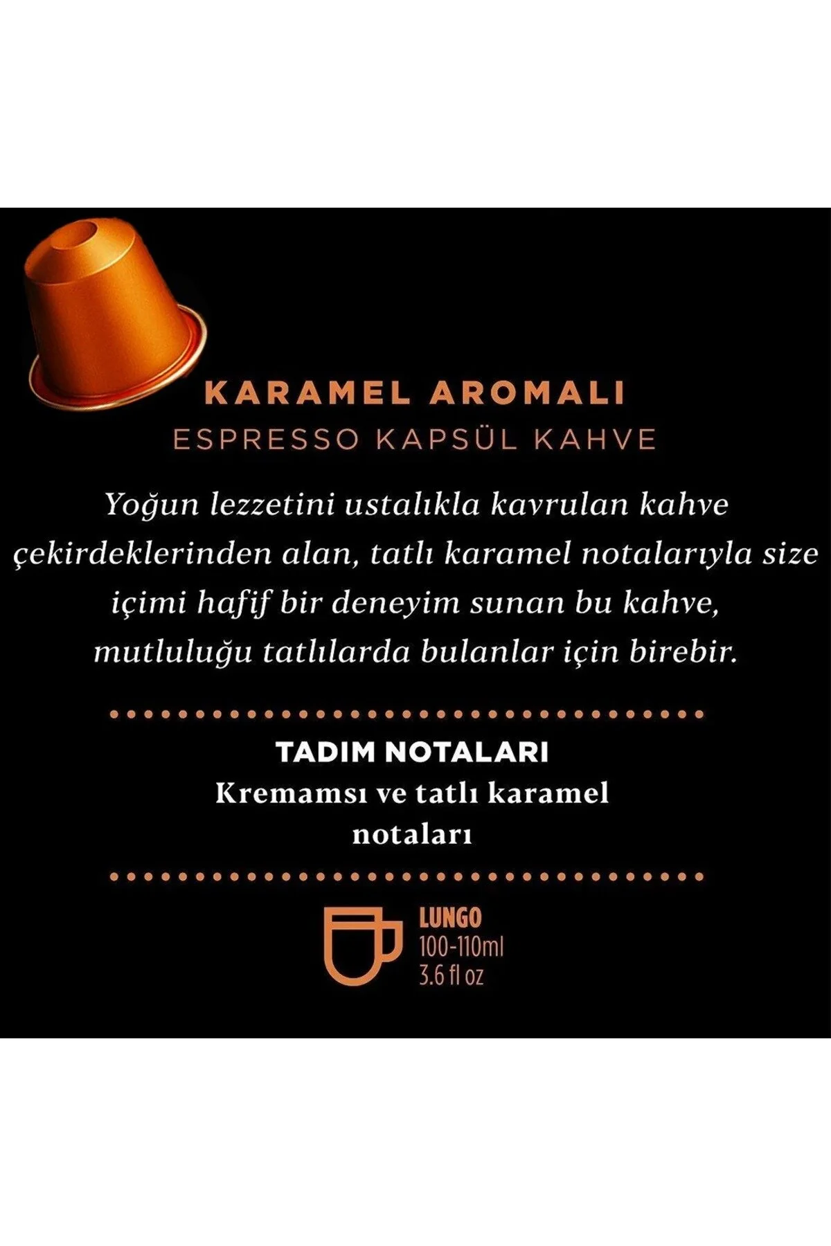کپسول قهوه با طعم کارامل 10 لو Kahve Dünyası