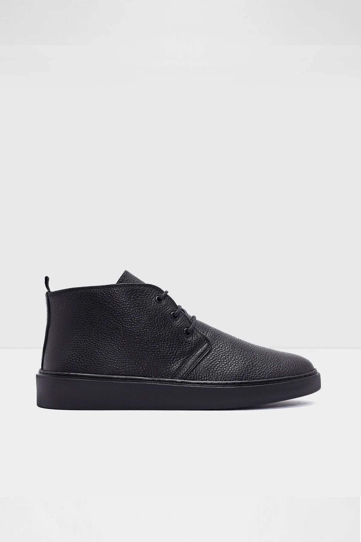 چکمه و بوت مشکی مردانه TR چرمی سیاه پوست پوتین Aldo