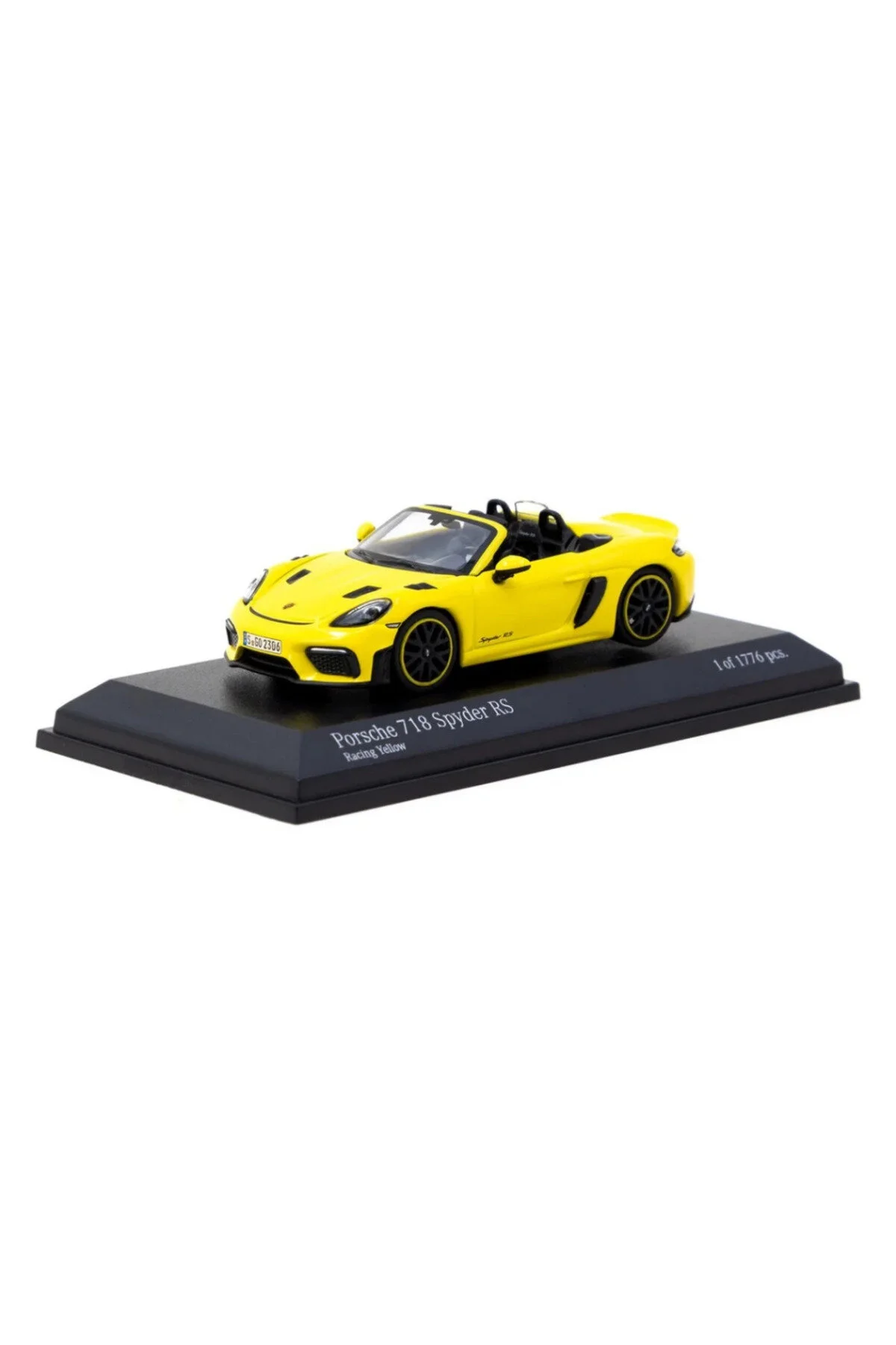 مدل خودرو WORNESSIWORLD X NESSIWORLDCHAMPS 1 64 PORSCHE 718 SPYDER RS ​​RACING YELLOW اورجینال Timboxstore