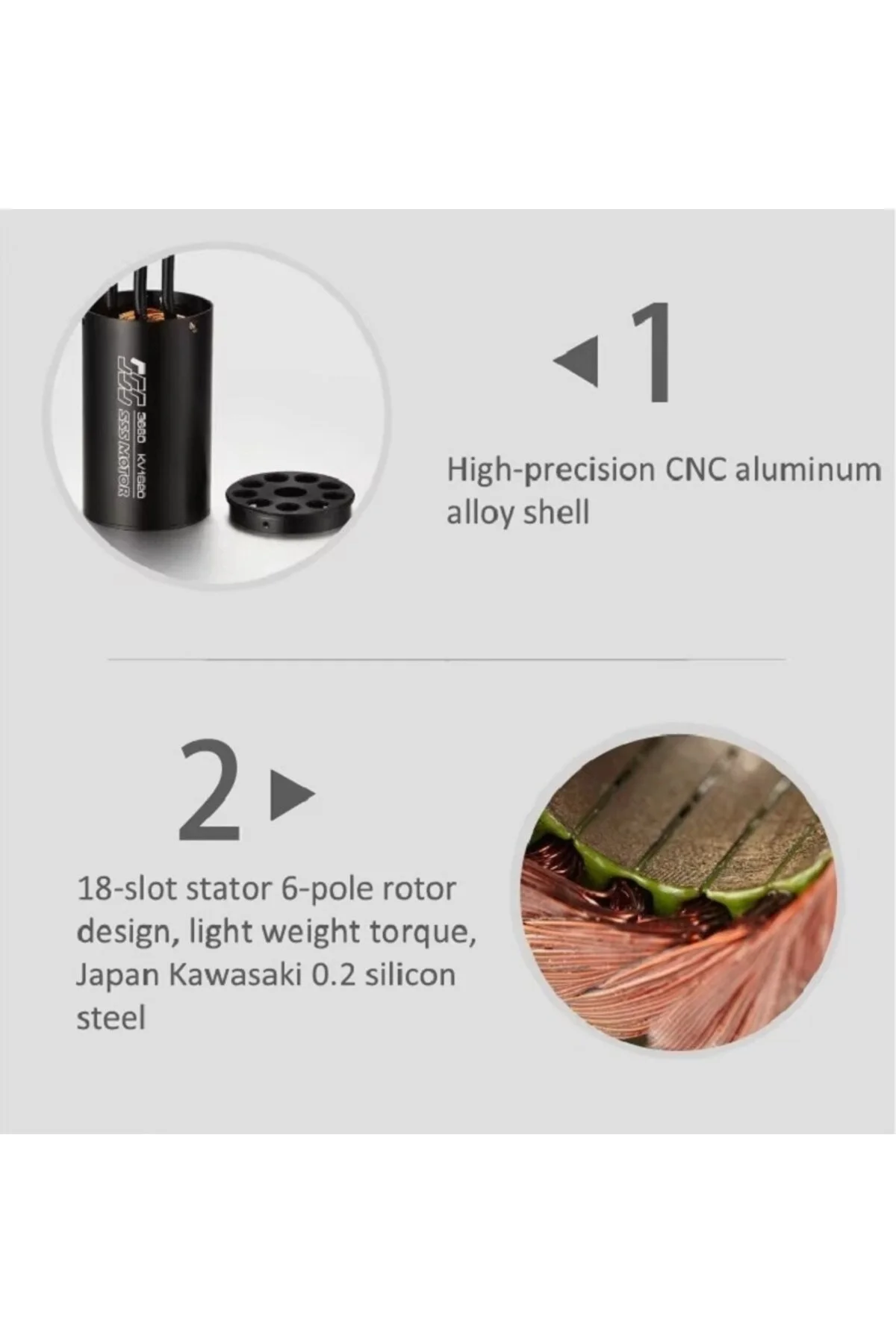 تجهیزات RC هواپیمای و بوت های مسابقه ای SSS 5684 KV1000 6 قطبی بدون برس DC MOTOR ULTRA &amp; TORQUE GÜMRÜK BEY