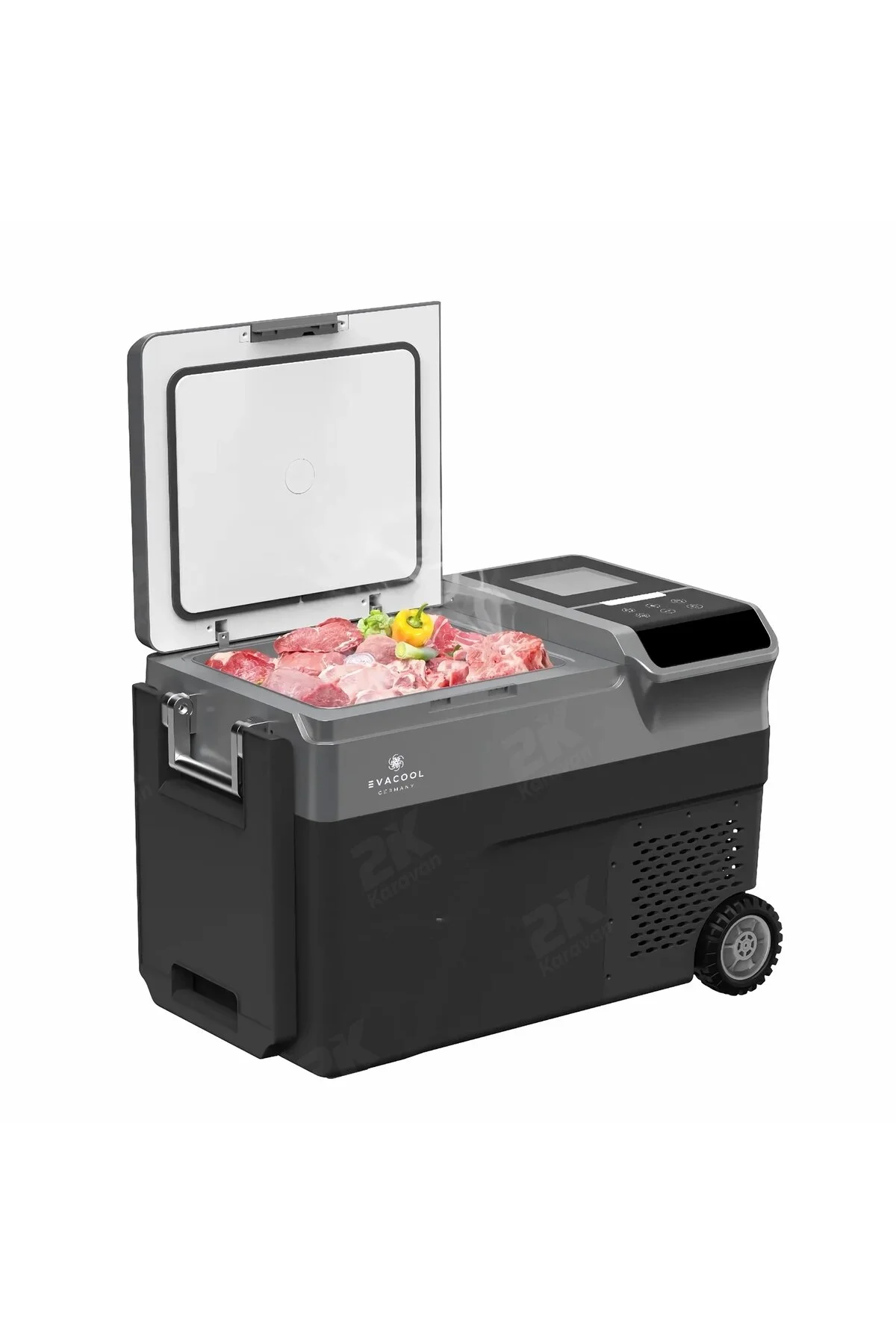 یخچال خودرو EVACOOL EVA 40IM 38LTER 12 24V 20 ° C کمپرسور قابل حمل کولر 2K