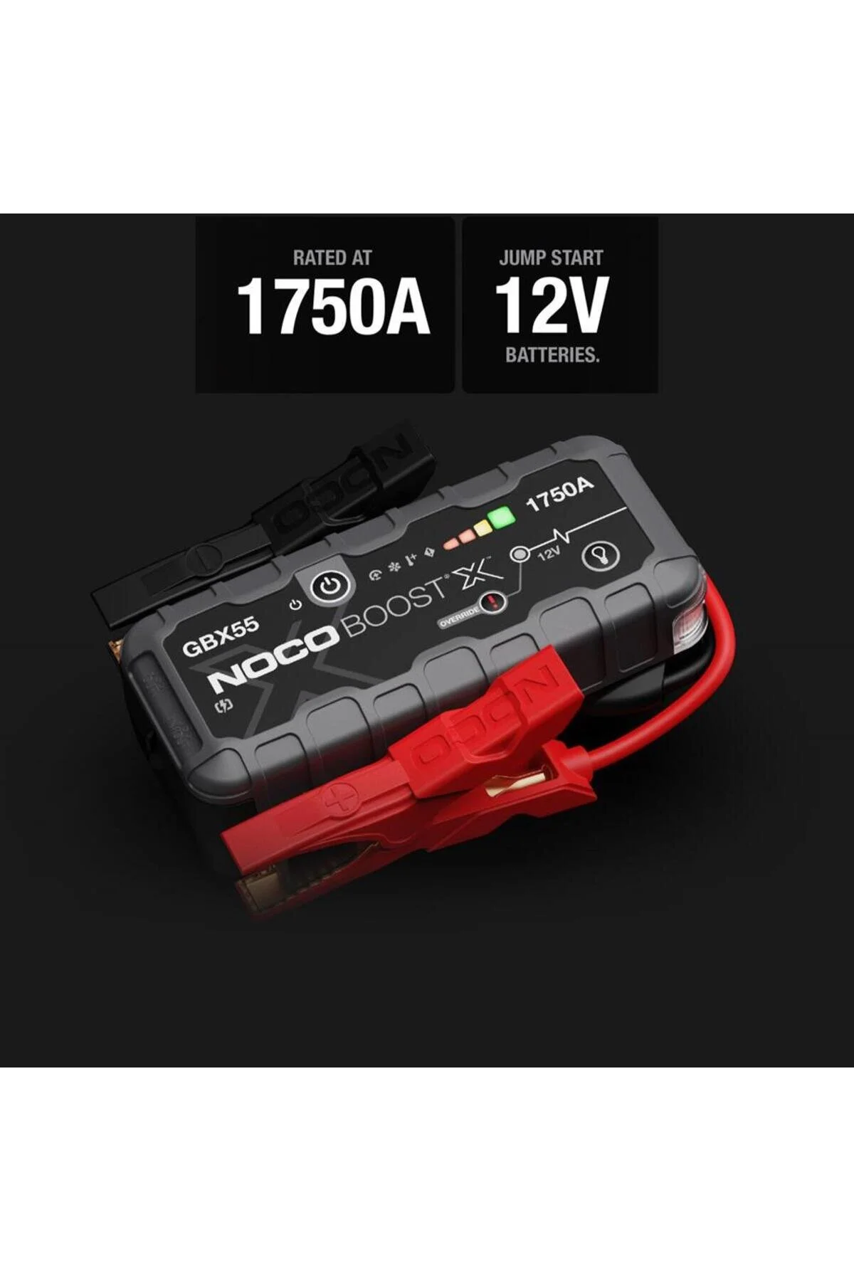 کابل تقویت باتری GBX55 12V 1750AMP ULTRASAFE LITHIUM BATTERY کننده + POWERBANK LED LAMP NOCO
