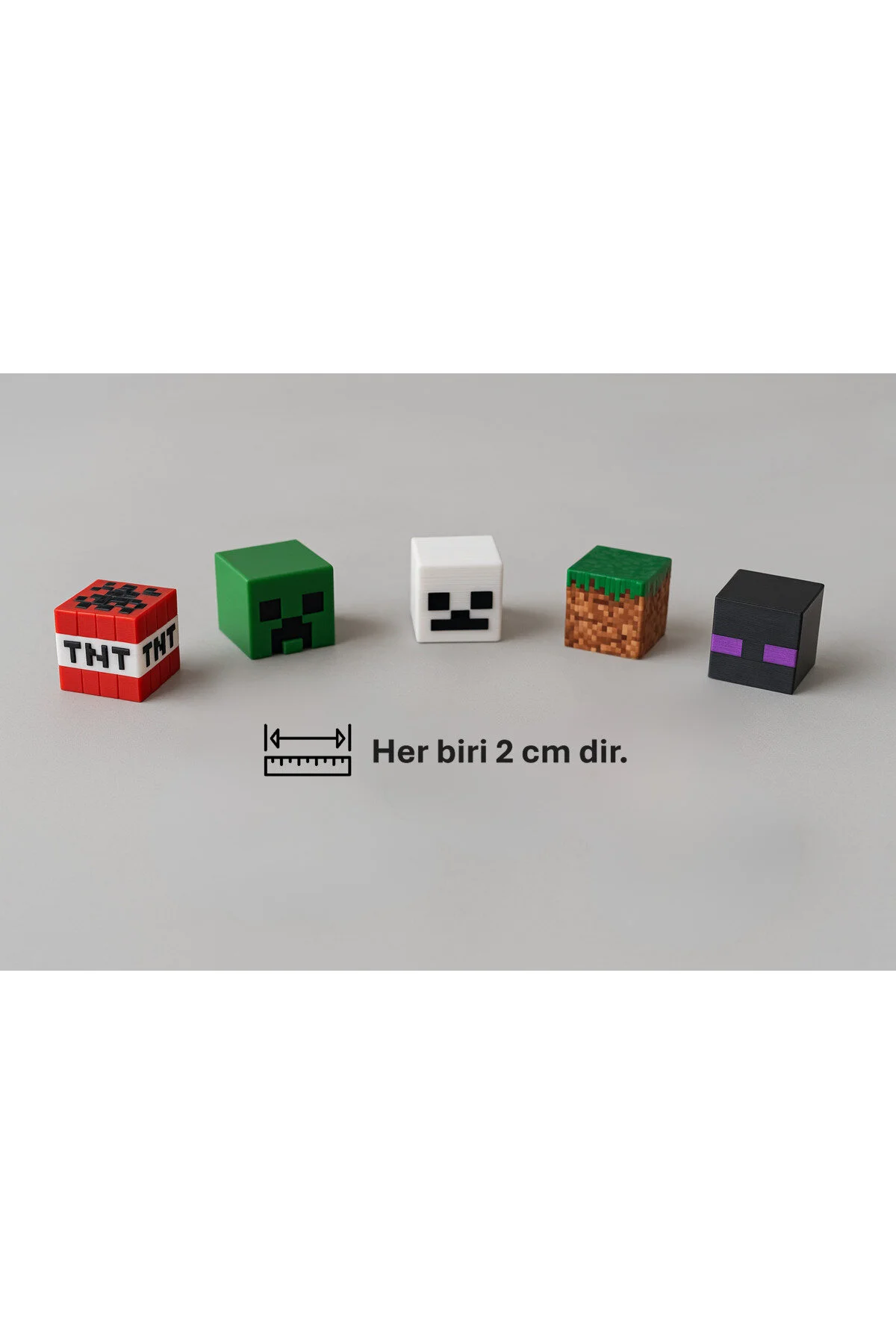 اسباب بازی های فیگور شخصیت مجموعه 5 عدد مینی MINECRAFT 3D Stuff