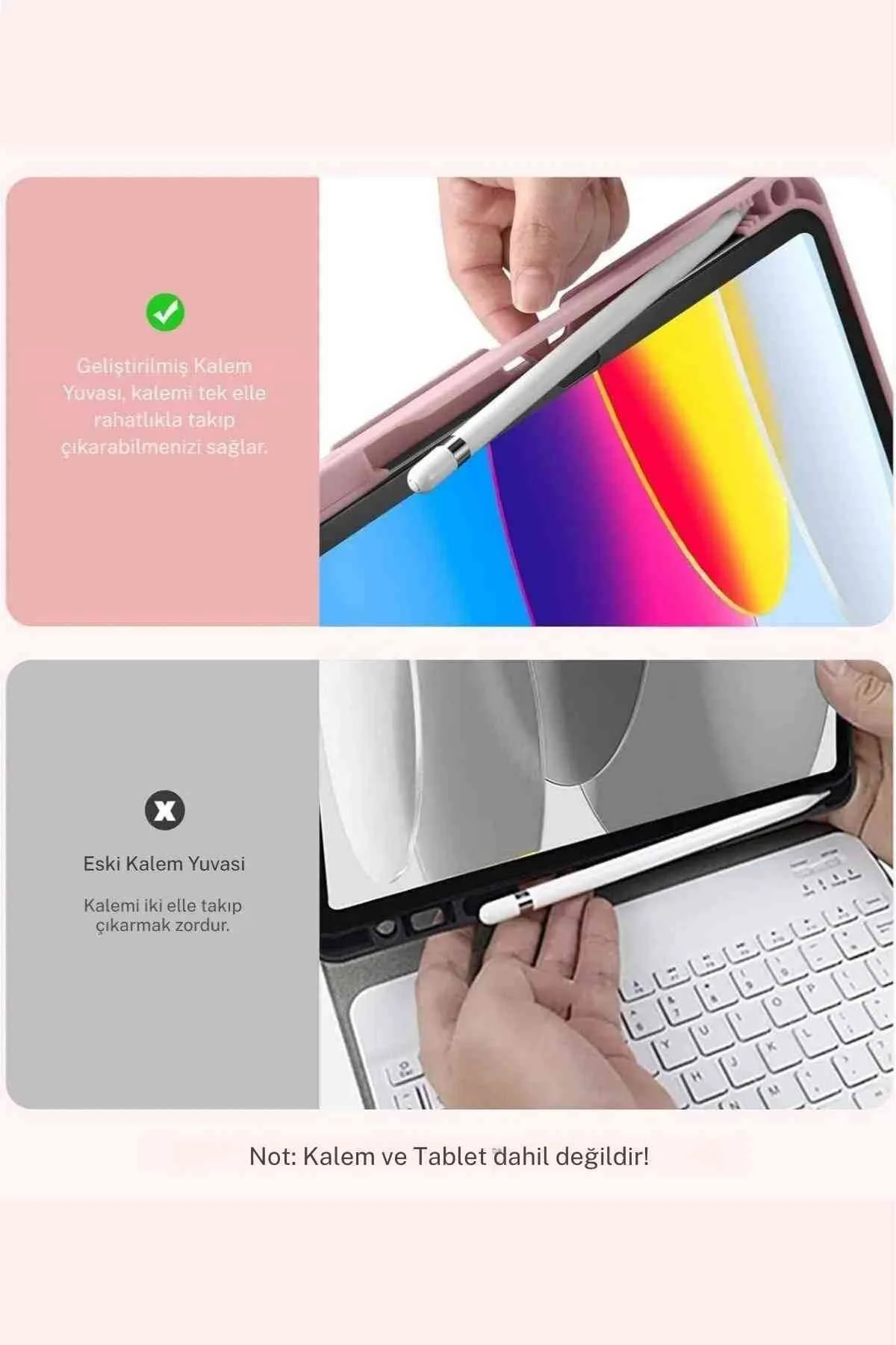 کاور تبلت قاب GALAXY TAB A9 PLUS سازگار با صفحه کلید Fuchsia
