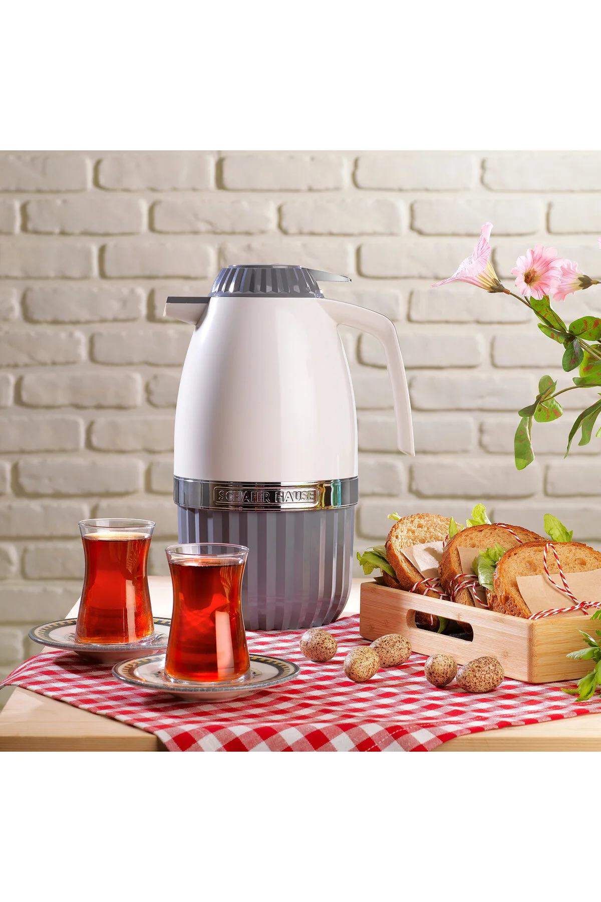 فلاسک HAUSE CAM THERMOS 2 L GRI Schafer