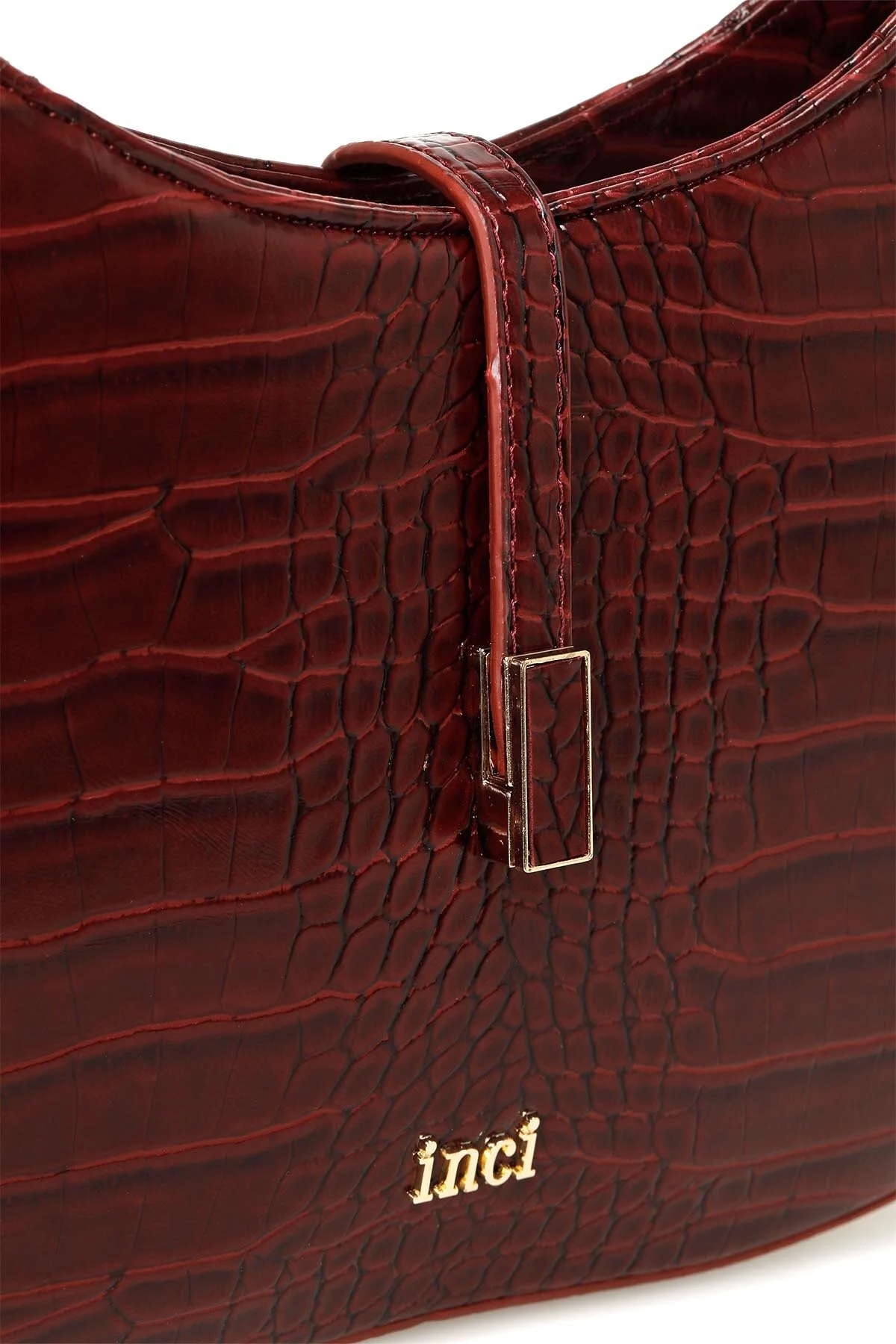 کیف شانه ای زنانه INCI ALIAS 4PR CLARET RED İnci