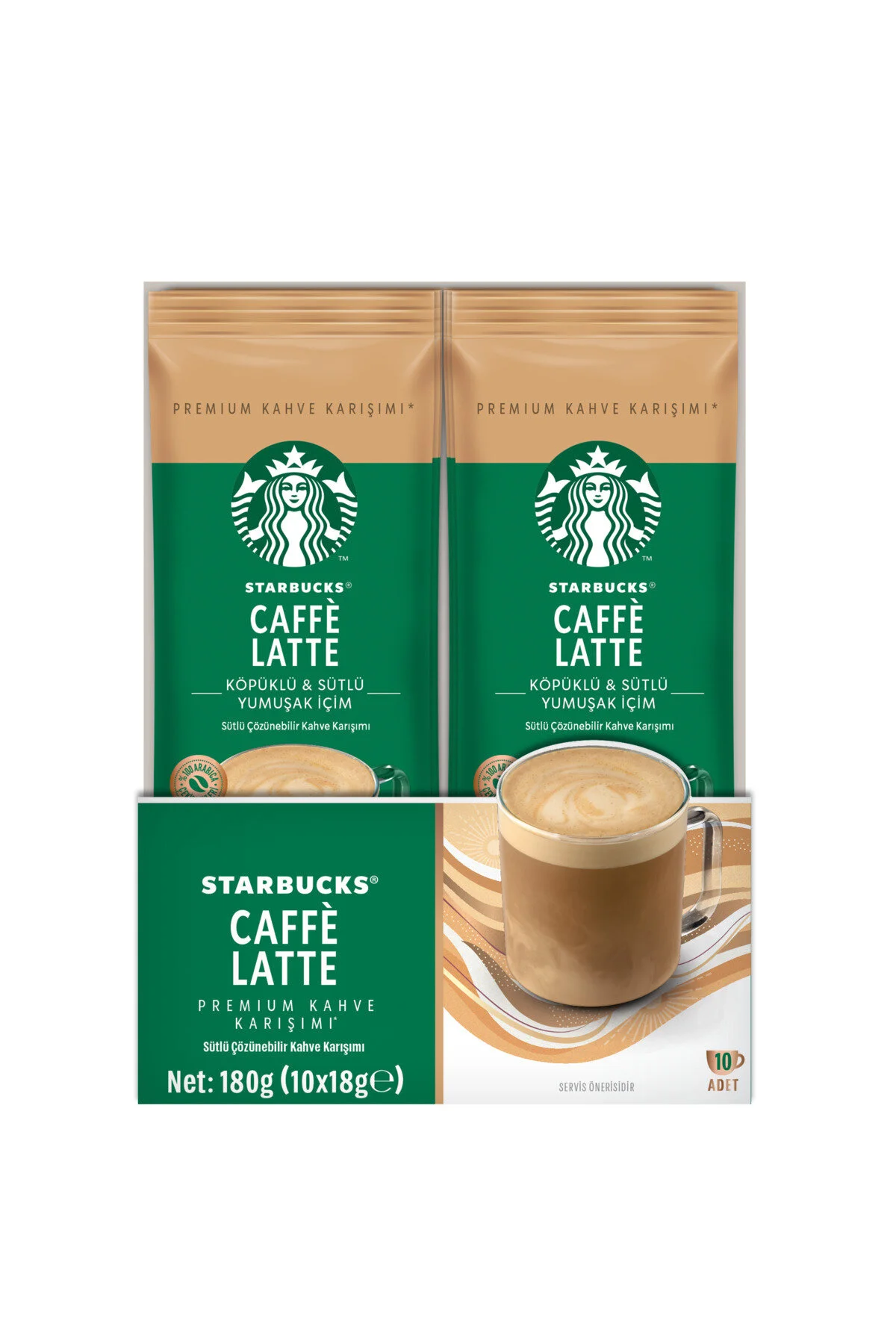 قهوه فوری کافه لاته ممتاز میکس 18 گرم استارباکس Starbucks