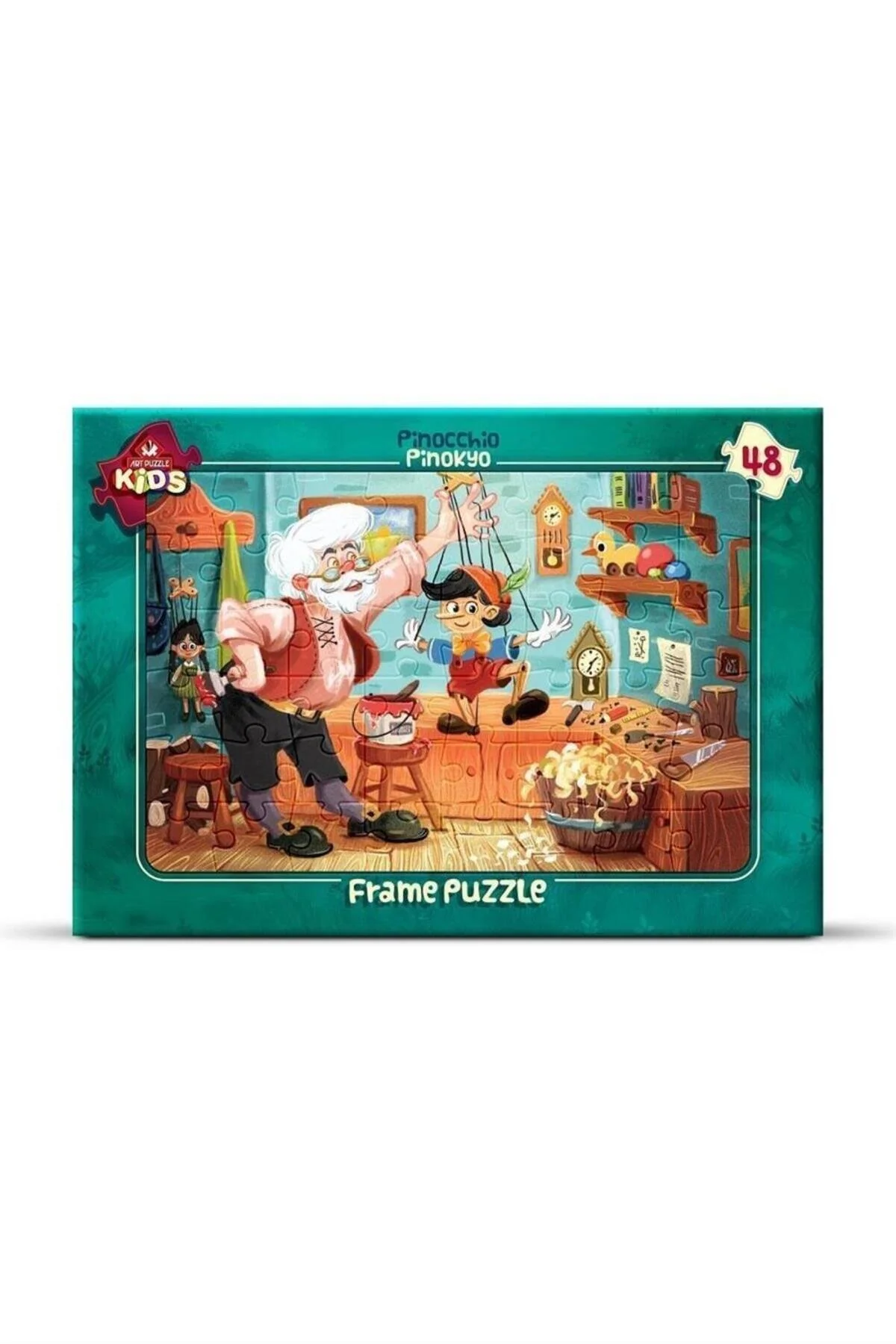 پازل دخترانه و پسرانه بچگانه ART CHILD 48 قطعه پینوکیو اورجینال ارت Art Puzzle