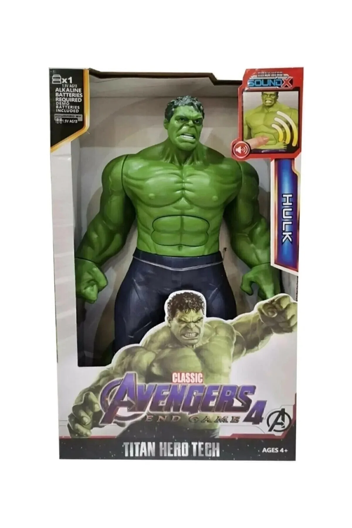 فیگور هالک ۳۰ سانتی‌متری – متحرک، سخنگو و باکیفیت AVENGERS