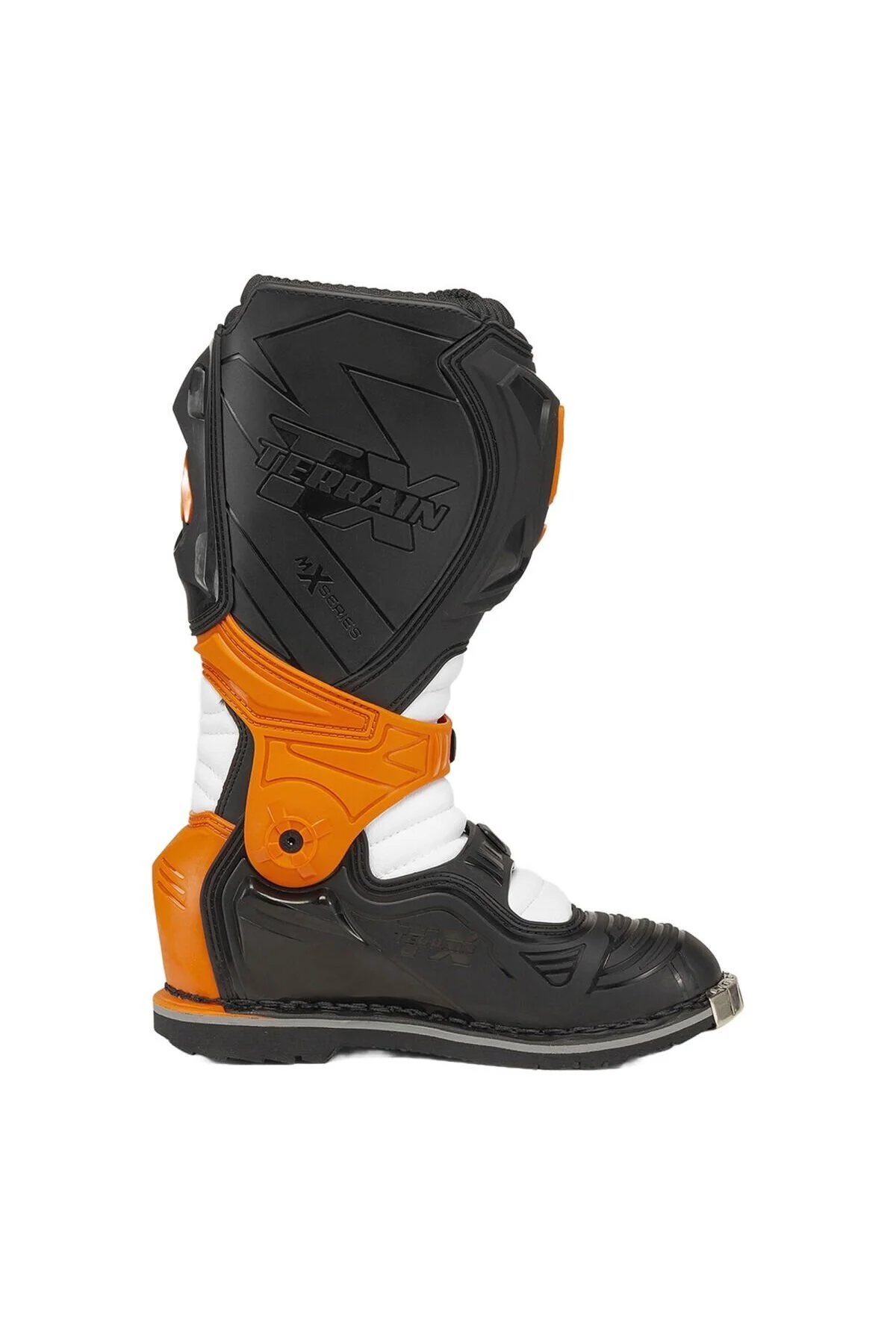 کفش و بوت موتورسیکلت مردانه زنانه TERRAIN EVOLUTION TX CROSS BOT BLACK ORANGE WHITE Forma