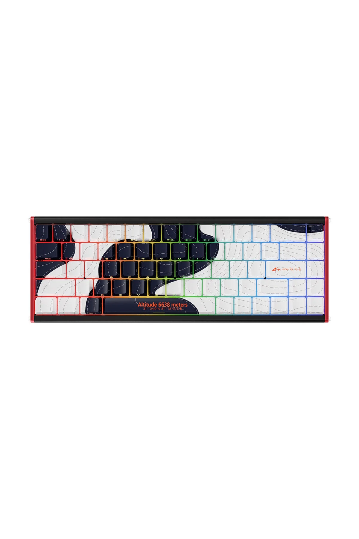 کیبورد مخصوص بازی AJAZZ ALUX 68 HE CABLE 8000HZ SWITCH MAGNETIC صفحه کلید فارغ التحصیلان ساختار بدنه Coverzone