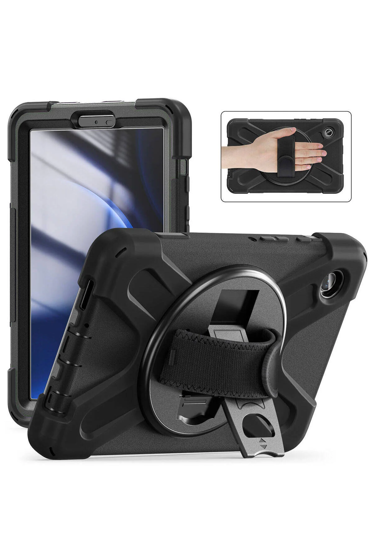 کاور تبلت GALAXY TAB A9 DEFENDER SILICONE مشکی Kılıfist