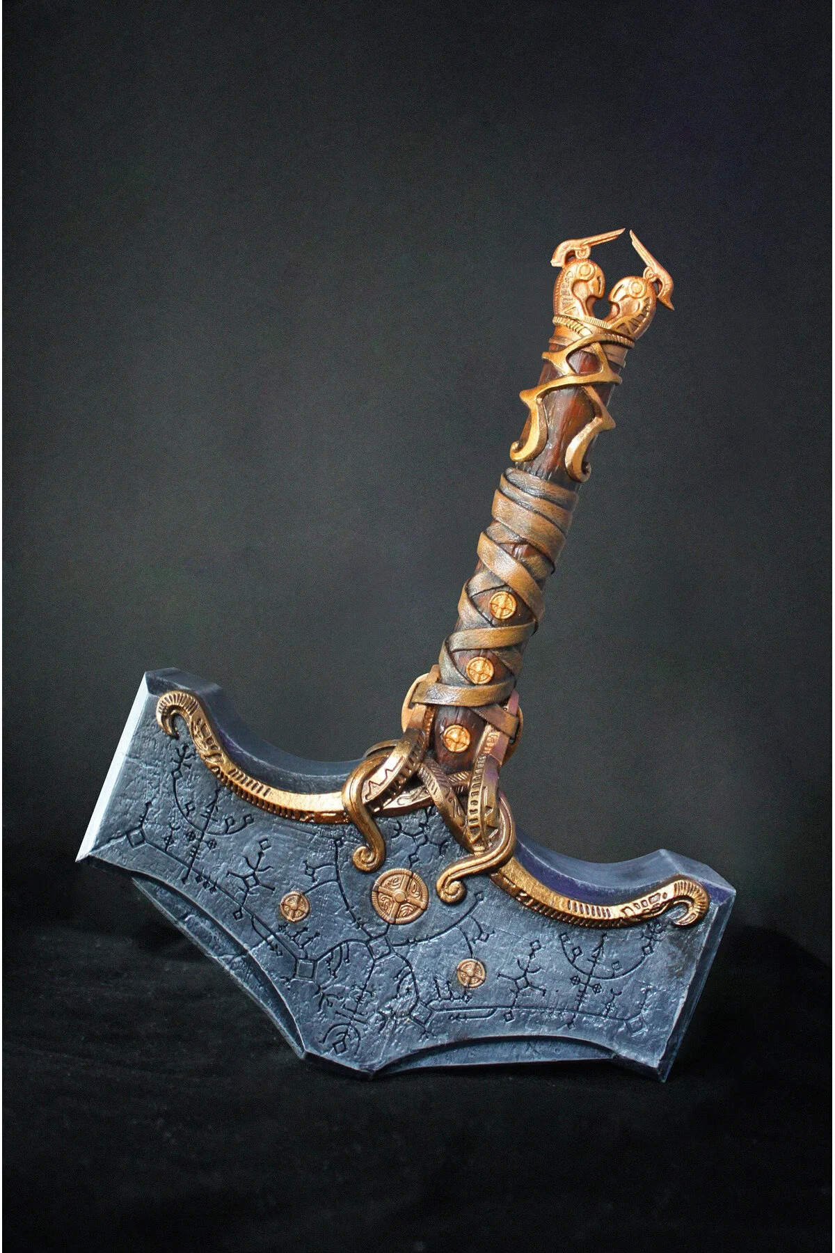 فیگور GOD OF WAR MJOLNIR 33 CM LEGENDARY THOR'S HAMMER پلاستیک از ترکیه Srd3dMaker