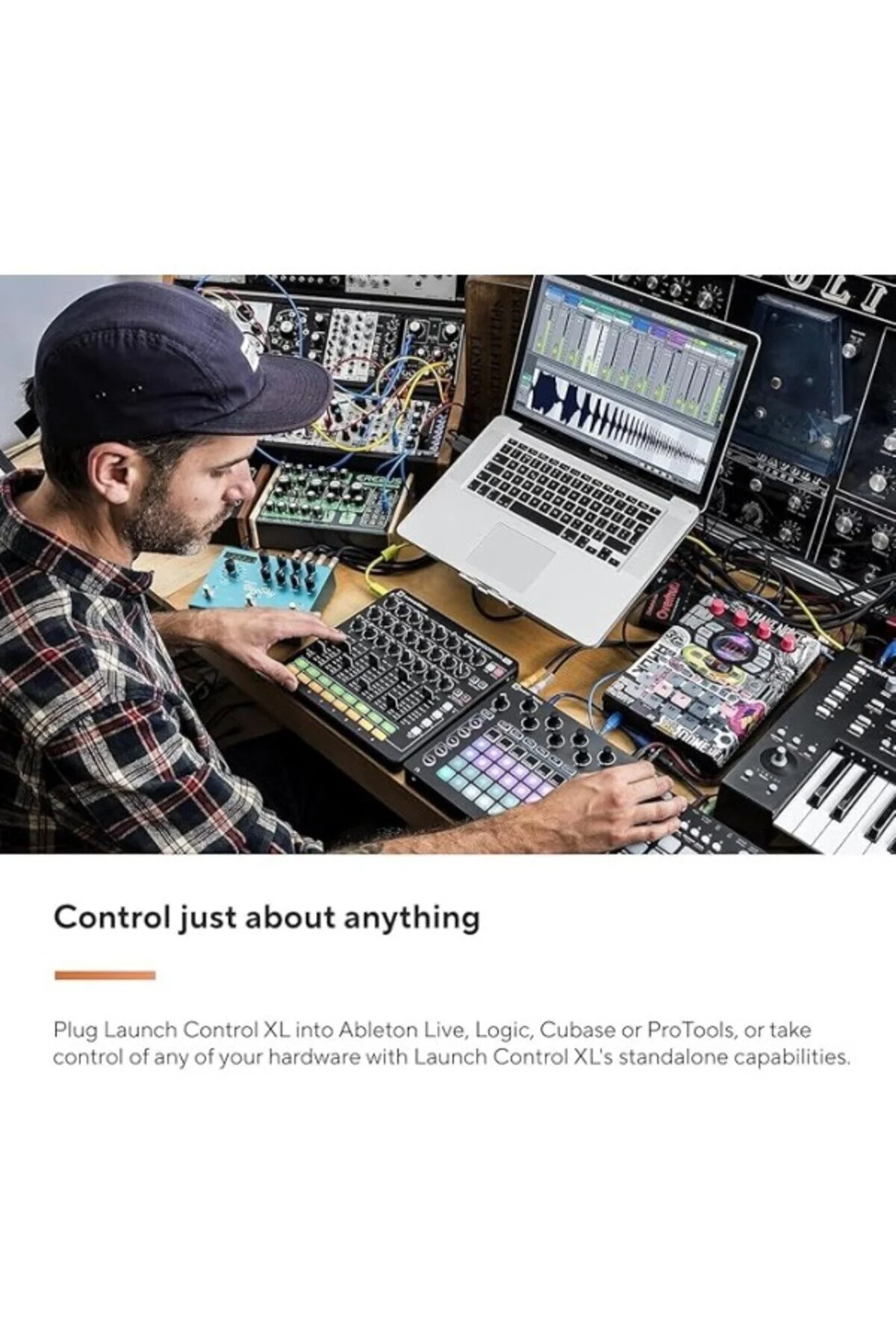 فناوری ضبط کنترل راه اندازی NOVATION XL MKII: مجهز به های قابل تنظیم برای USB زنده ABLETON ShopZum
