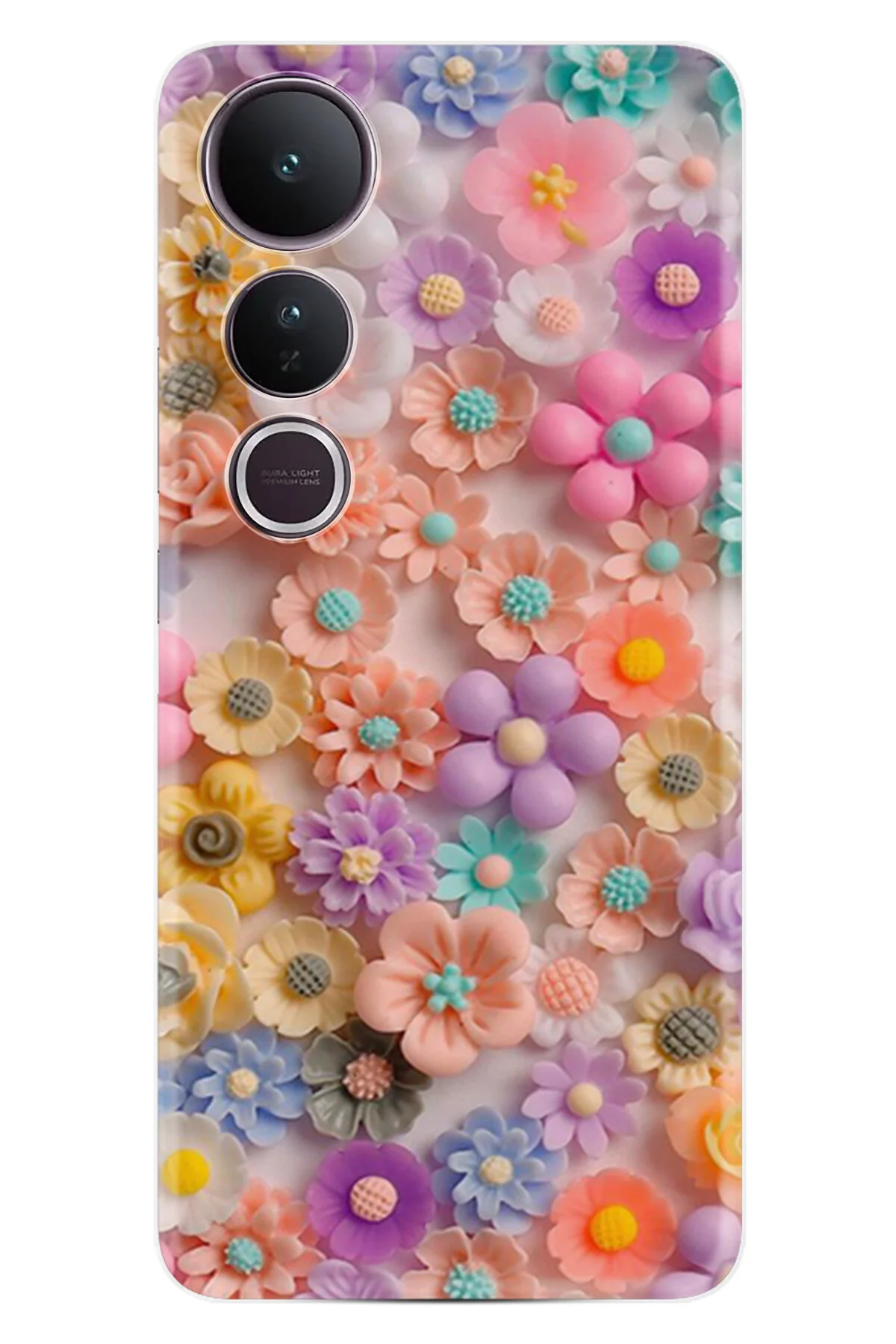 کاور و قاب VIVO V50 LITE CASE BOUTIQUE PRINTED COLORFUL DAISIES PCODE 060 Kılıfland