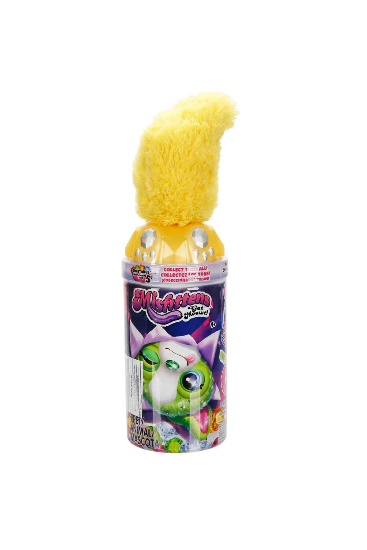 اسباب بازی های پشمی GEMSTONES SURPRISE PLUSH S5 جلد زرد از ترکیه Misfittens
