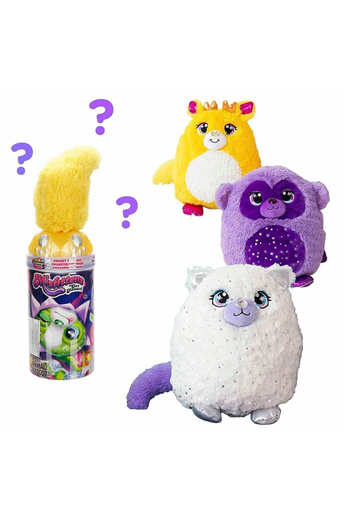 اسباب بازی های پشمی GEMSTONES SURPRISE PLUSH S5 جلد زرد از ترکیه Misfittens