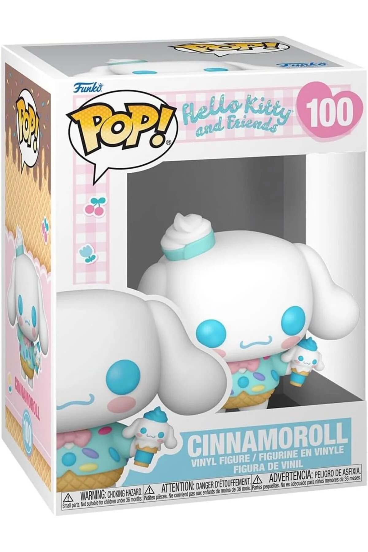اسباب بازی های فیگور شخصیت پاپ مجموعه SANRIO HELLO KITTY CINNAMOROLL شکل 9.5 سانتی متر محصول رسمی Funko