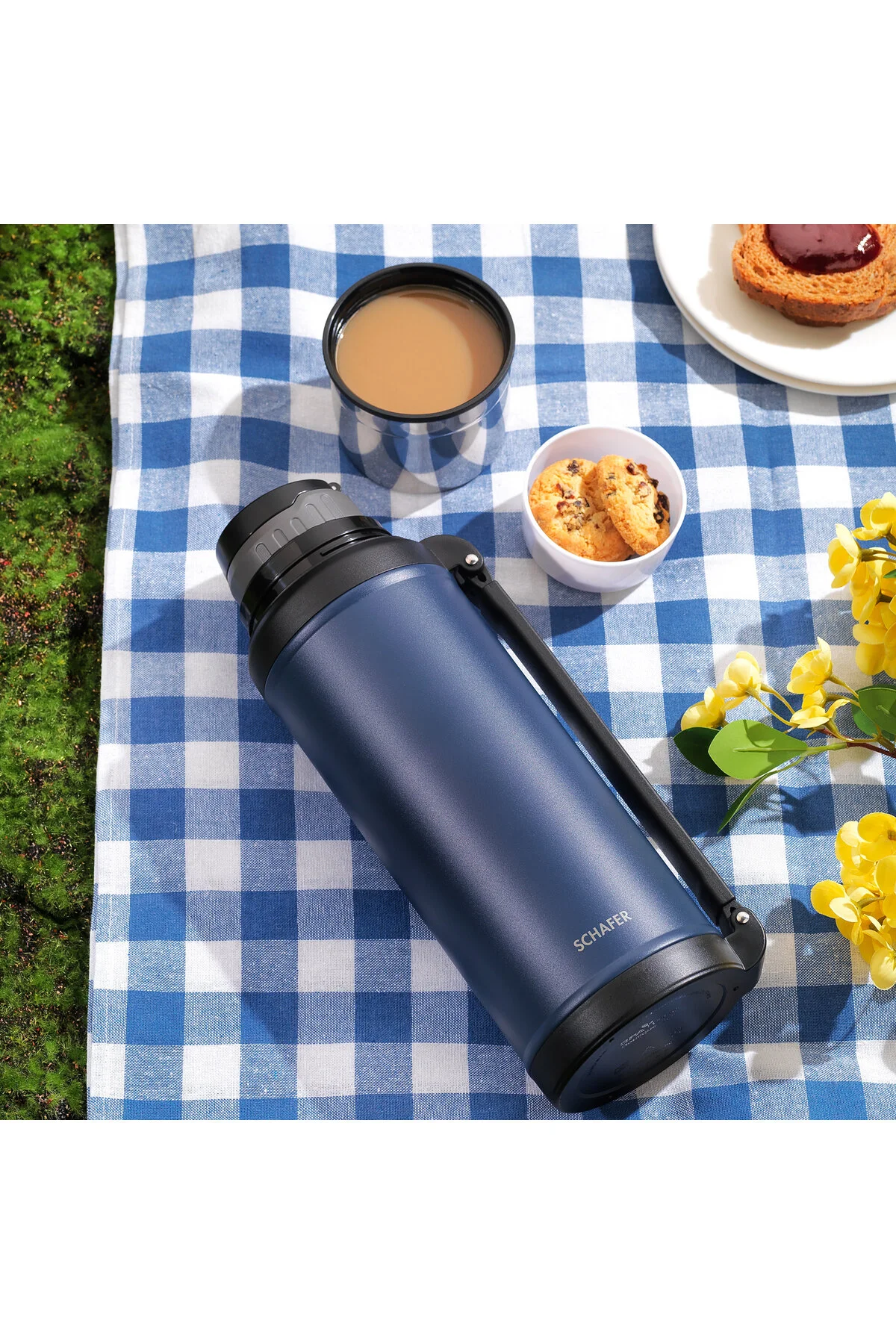 فلاسک استیل ترموس 2 L LACIVERT Schafer
