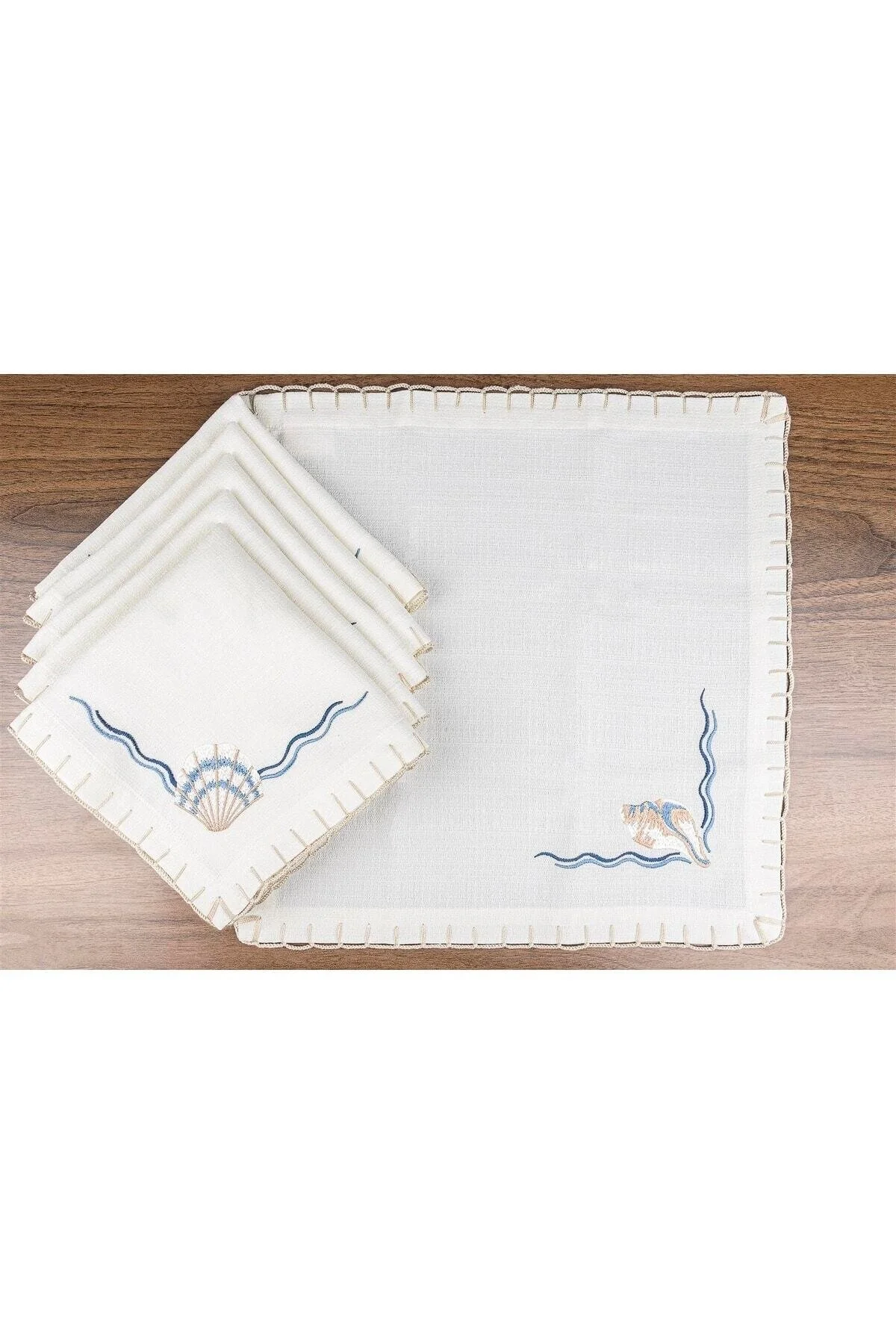 رانر و زیر بشقابی آریل دستمال 6S 40X40 اورجینال Mikasa Moor