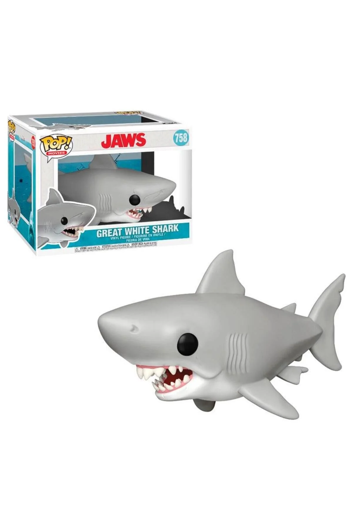 فیگور آرواره های پاپ 6 اینچی کوسه بزرگ سفید Funko