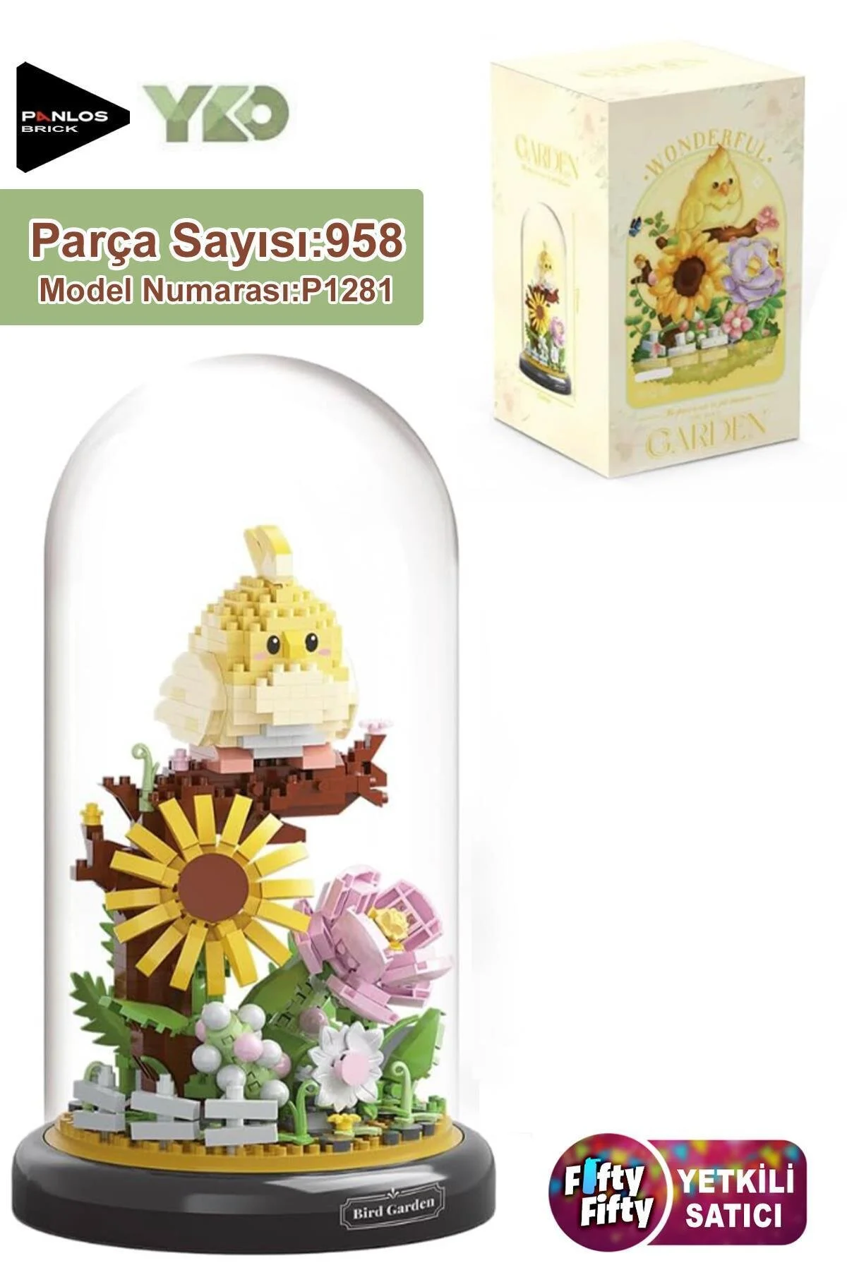 لگو و اسباب بازی های ساخت محور ست ساختمانی تزیینی کلکسیونی طوطی سری PANLOS YKO مدل 958 FFP1281 از ترکیه Vagonlife