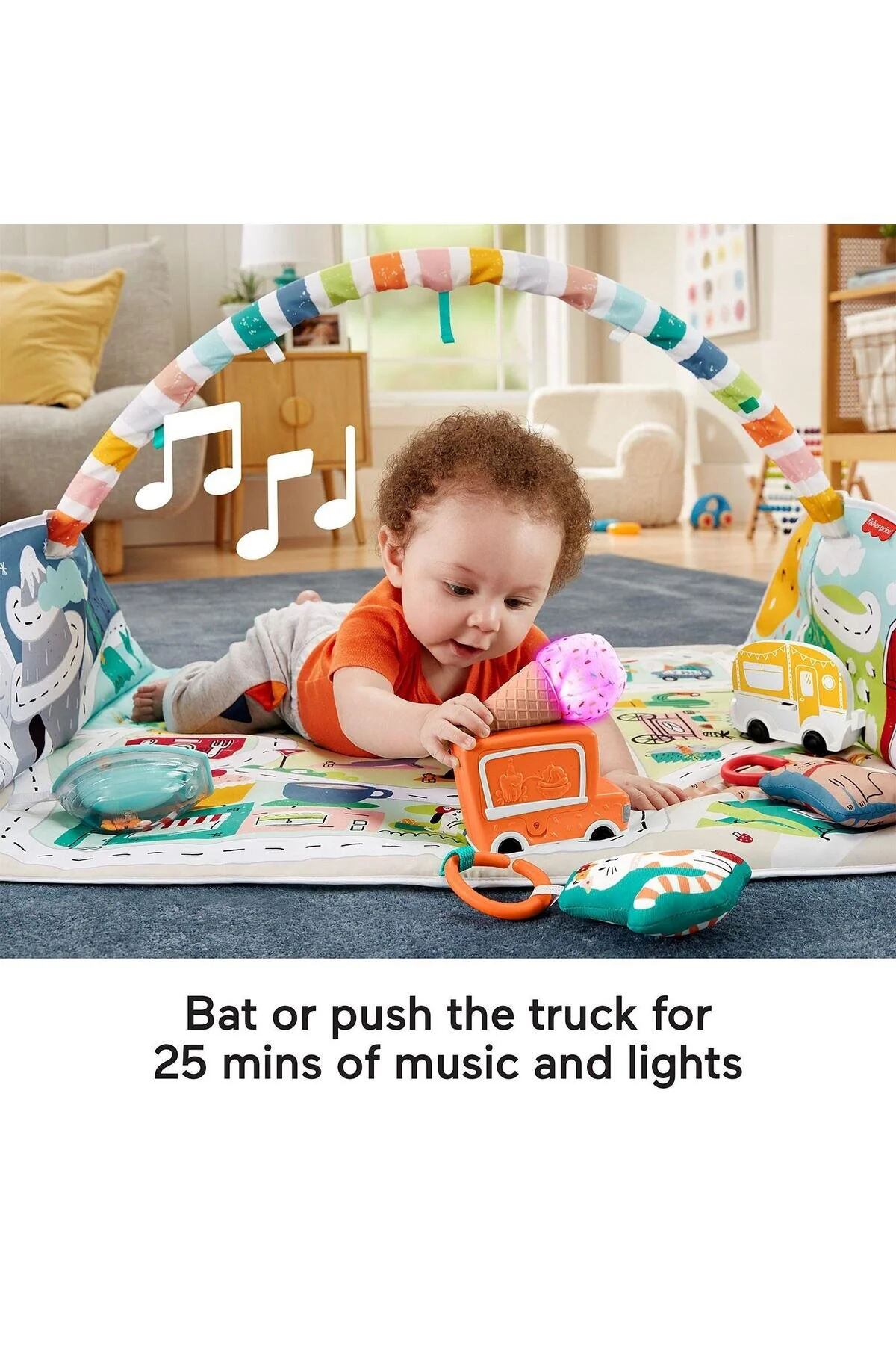 فرش بازی چند رنگ مرکز ژیمناستیک ماهی پرش قابل شستشو Fisher Price