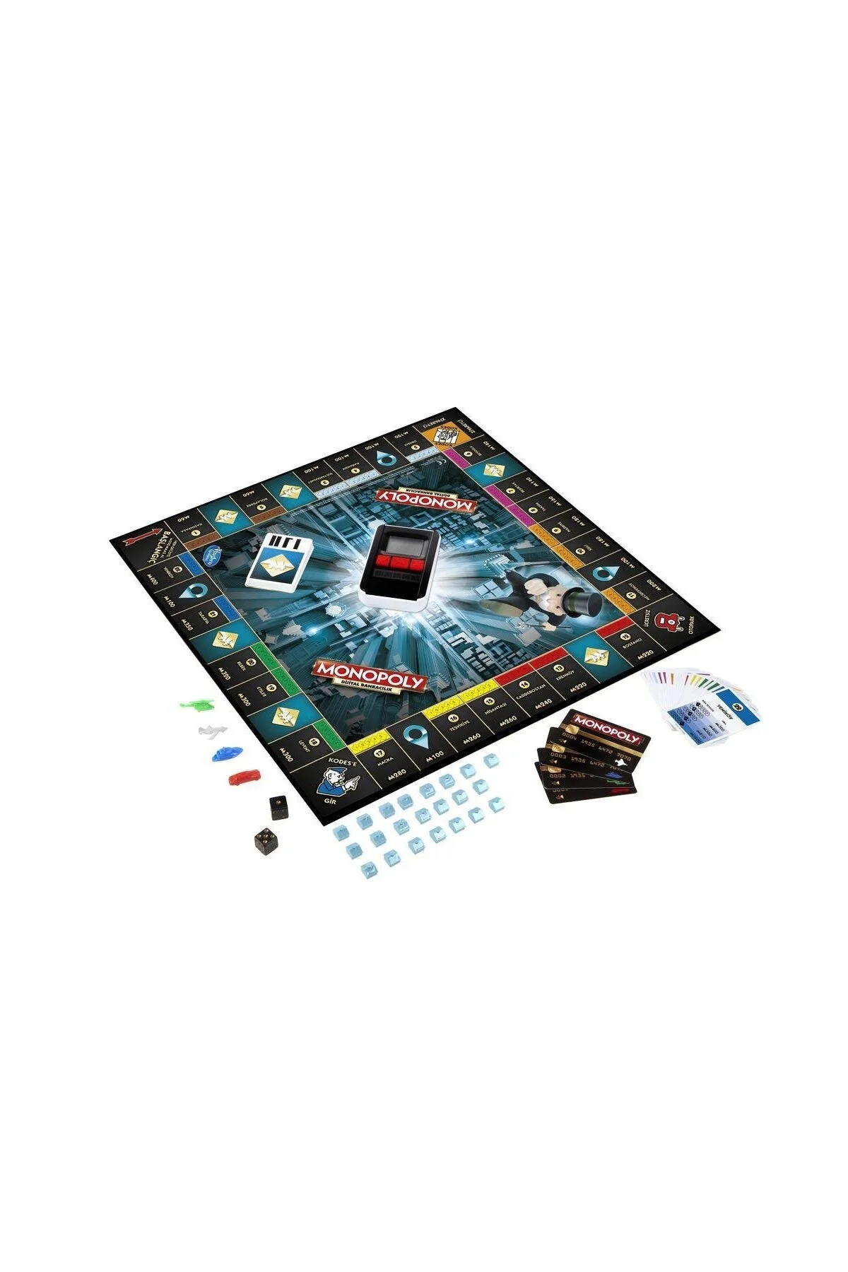 بازی های رومیزی انحصار کارت اعتباری بانکداری دیجیتال ترکی Hasbro